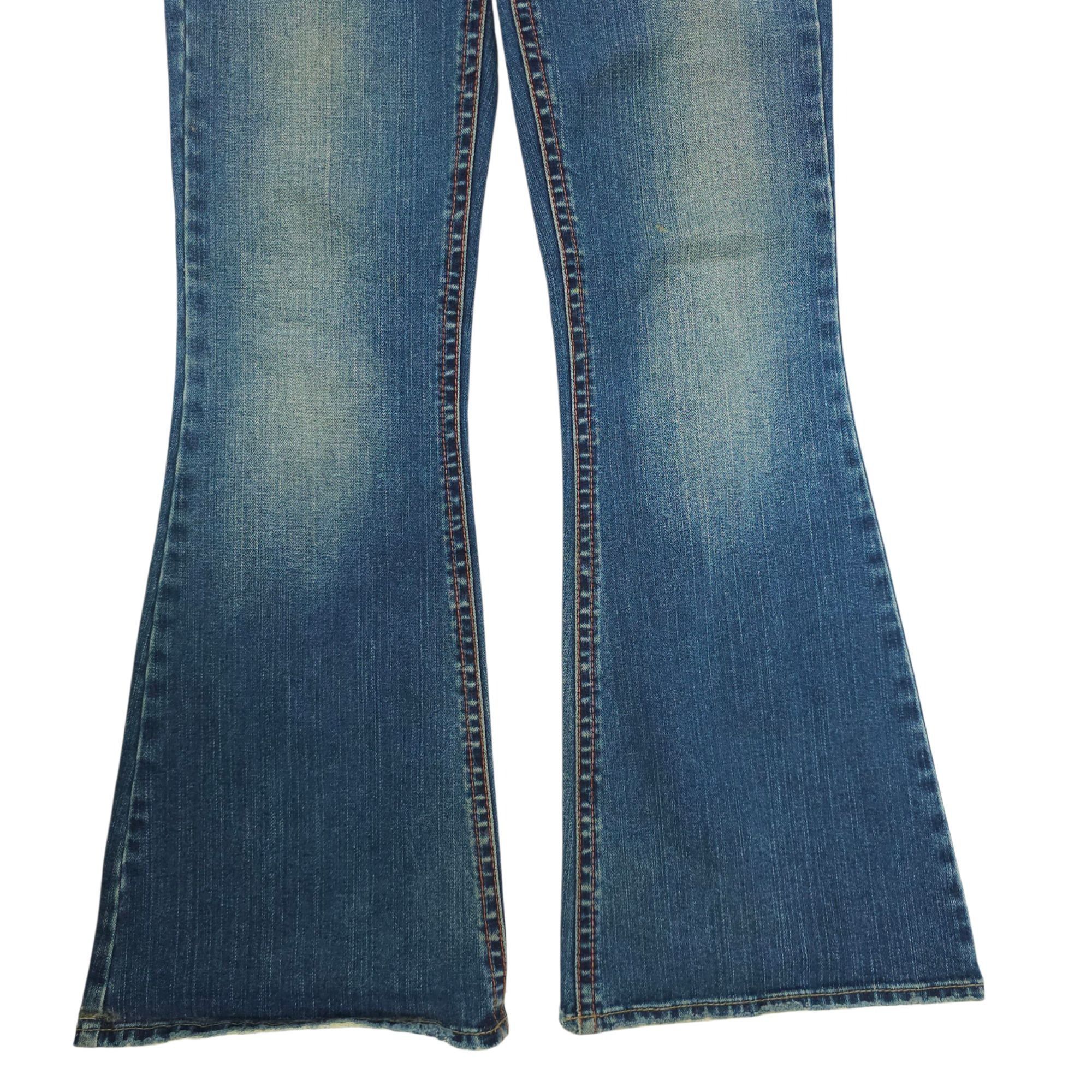Silver Jeans Co. Silver Jeans Tuesday Flare Denim READ Womens 30x30.5 Low Ris Size 31" - 11 Thumbnail