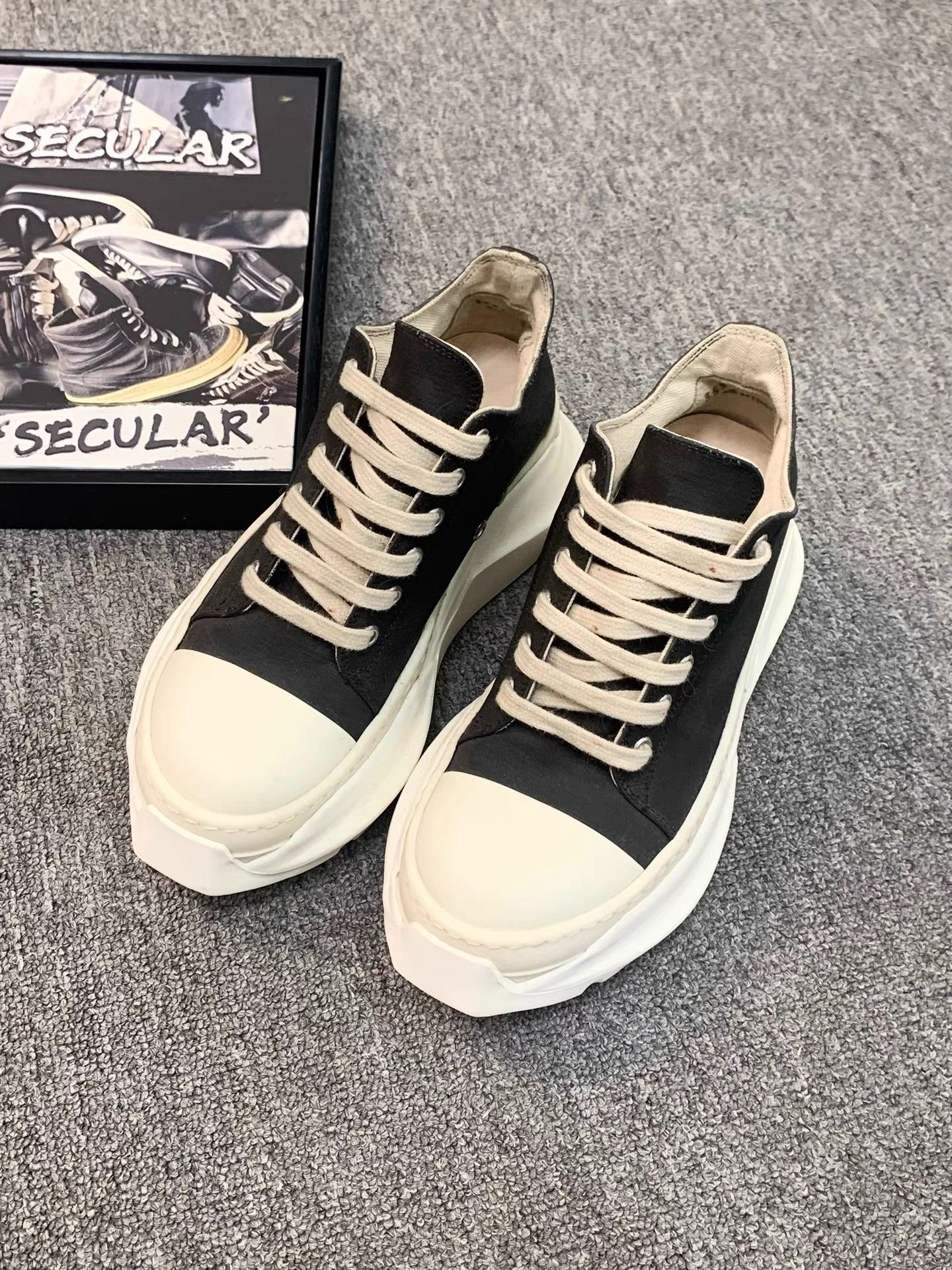 Rick Owens Rick Owens 24SS Tank Sole Low Converse Sneakers K34 Size US 6 / IT 36 - 2 Thumbnail