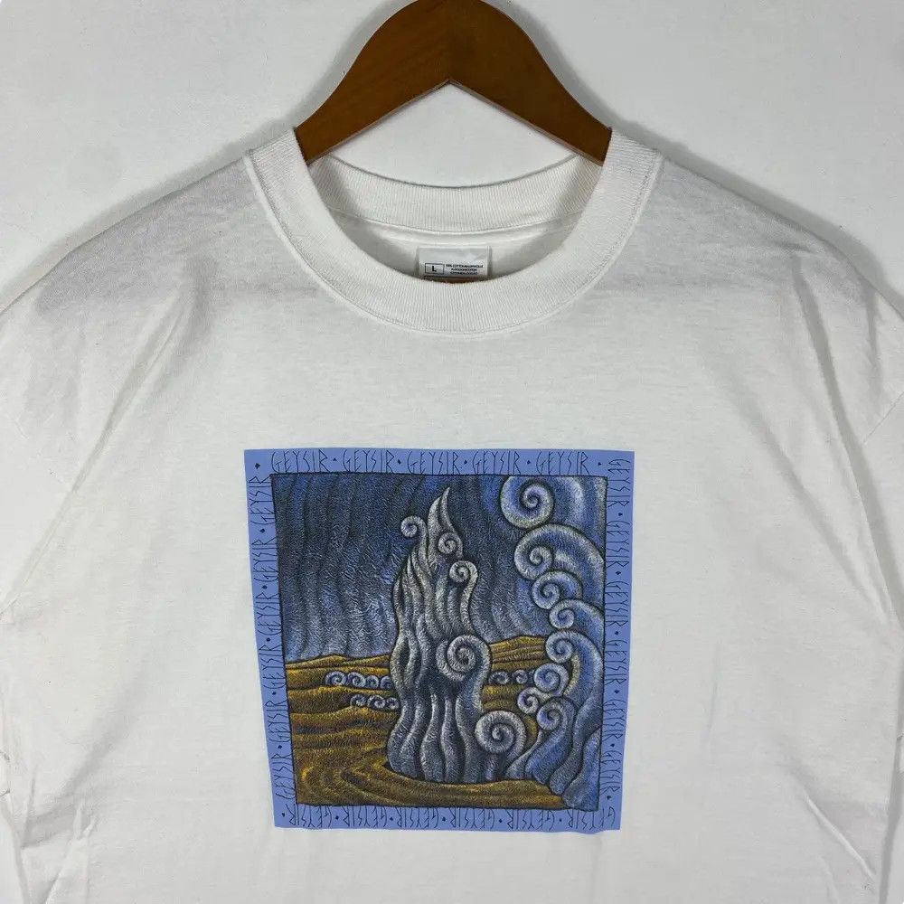 Vintage Vintage 90's GEYSIR Art Graphic Tee Shirt Large Size Size US L / EU 52-54 / 3 - 2 Thumbnail
