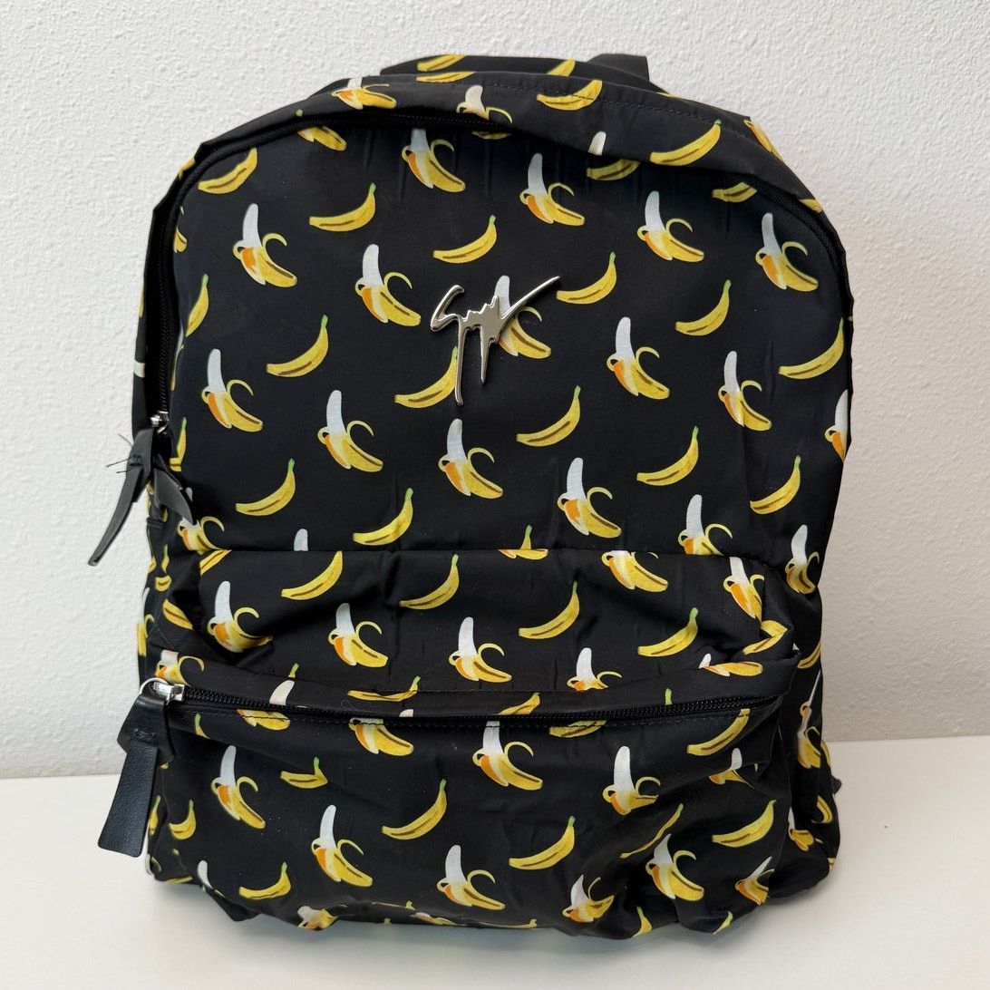 Giuseppe Zanotti Giuseppe Zanotti Banana Print Nylon Backpack Designer Luxury Size ONE SIZE - 1 Thumbnail