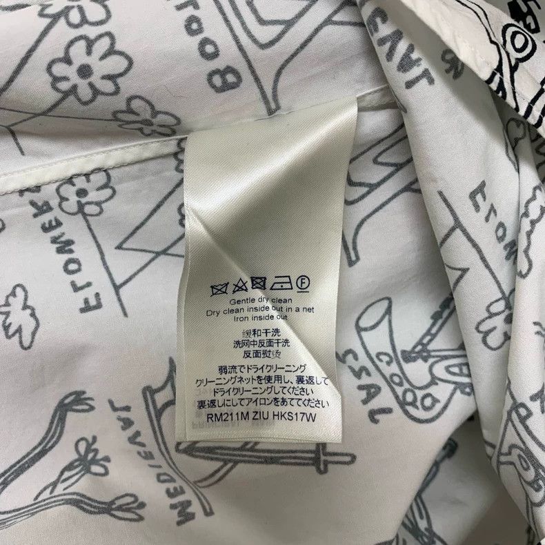 Louis Vuitton Louis Vuitton White gesture shirt 2503-Nextarrow Size US M / EU 48-50 / 2 - 7 Thumbnail