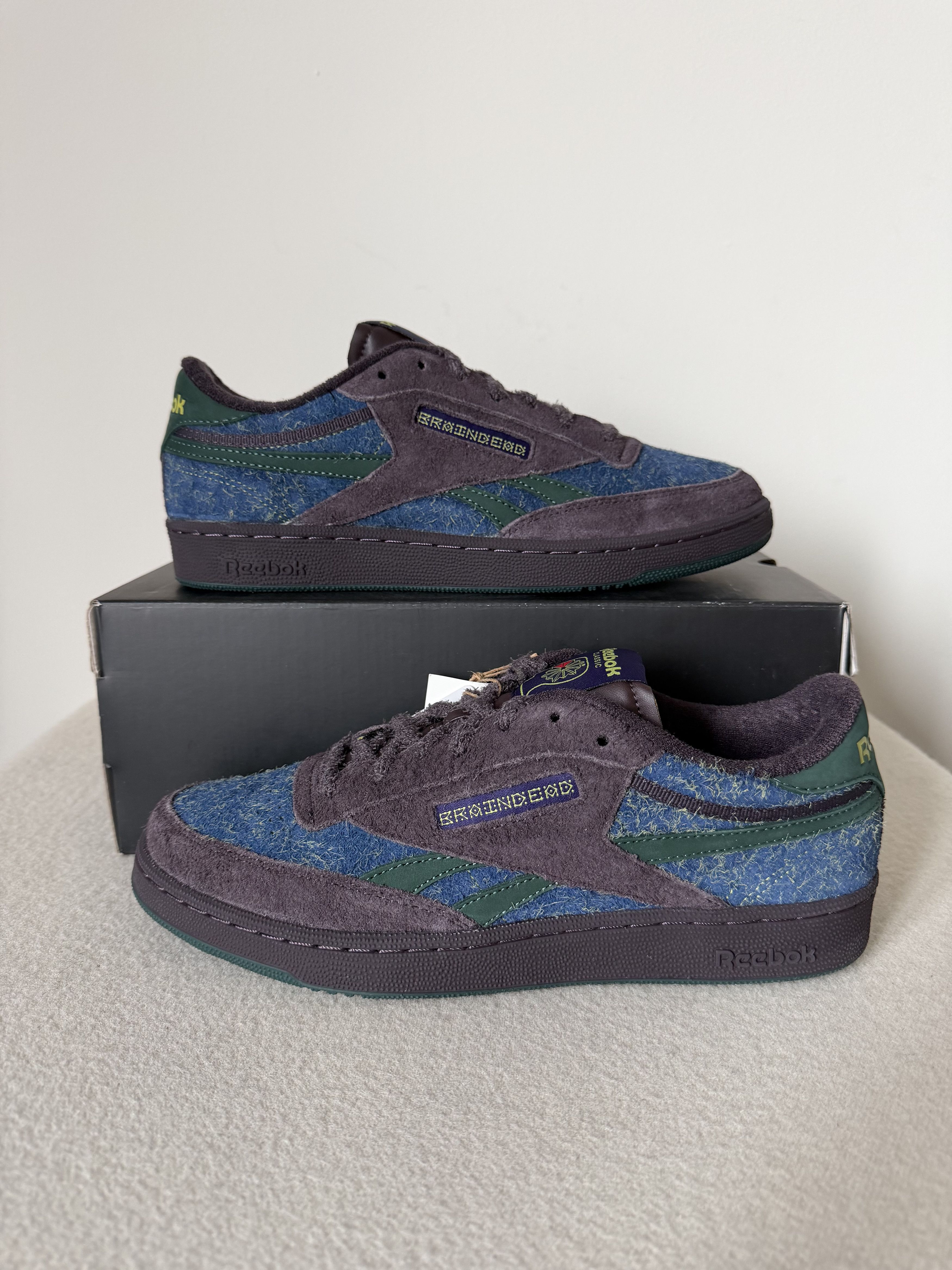 Brain Dead × Reebok Brain Dead Reebok Club C Revenge in Brown Size US 10 / EU 43 - 2 Thumbnail