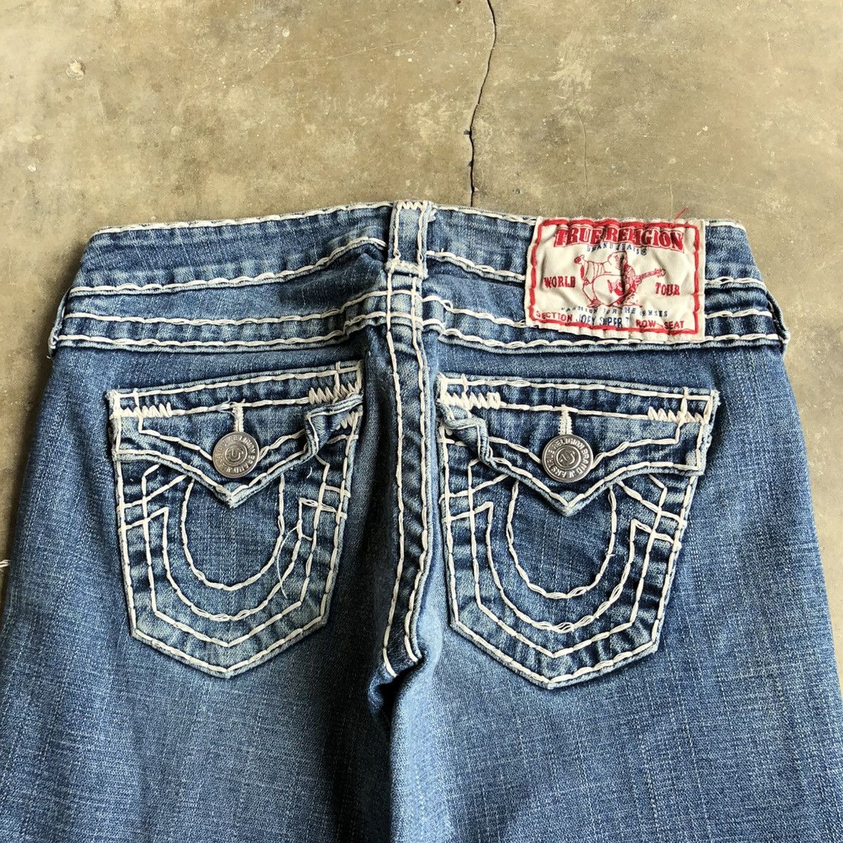 True Religion Vintage True Religion USA Bootcut Flared Denim Jeans Blue Size US 28 / EU 44 - 4 Thumbnail