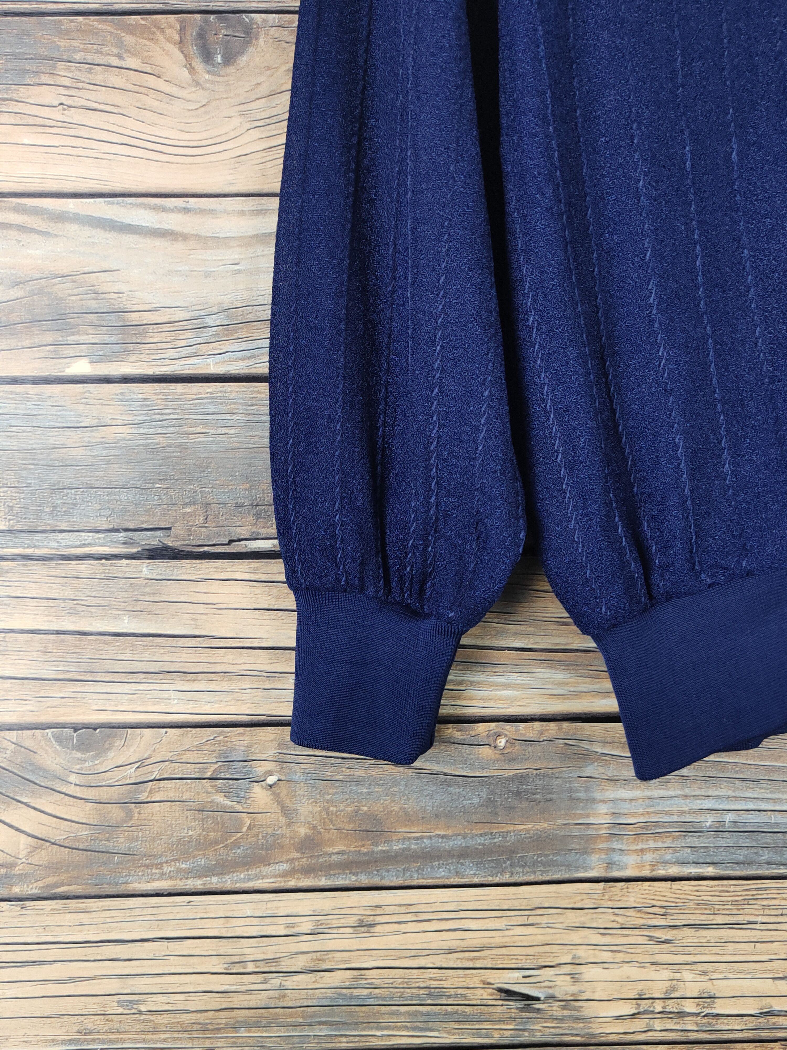 Lindbergh Lindbergh vintage japan Navy Net Knitwear Cardigan #W1649 Size US M / EU 48-50 / 2 - 4 Thumbnail