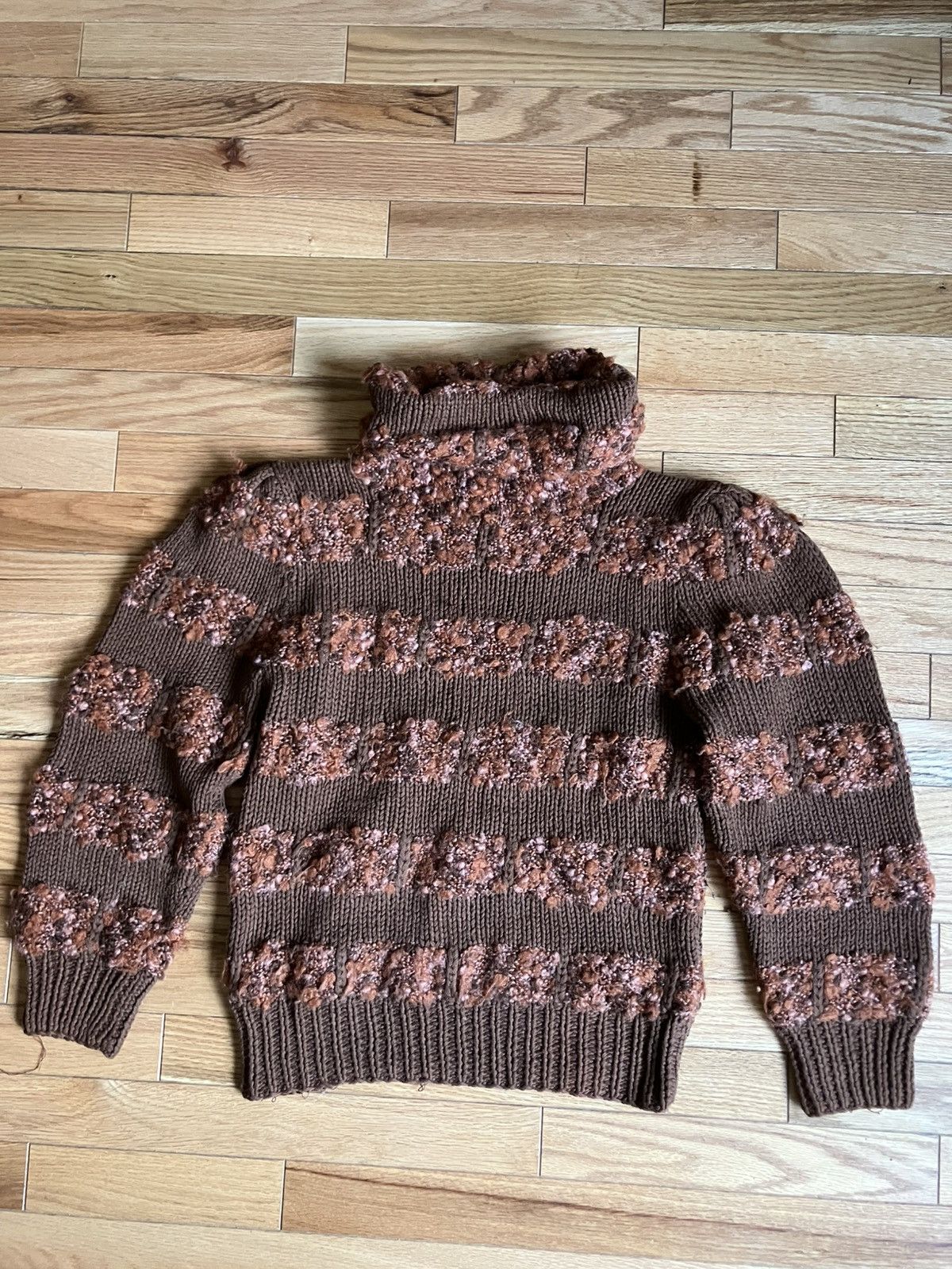 Other Vintage Needleworks chunky lambswool cotton sweater sz M Size M / US 6-8 / IT 42-44 - 1 Thumbnail