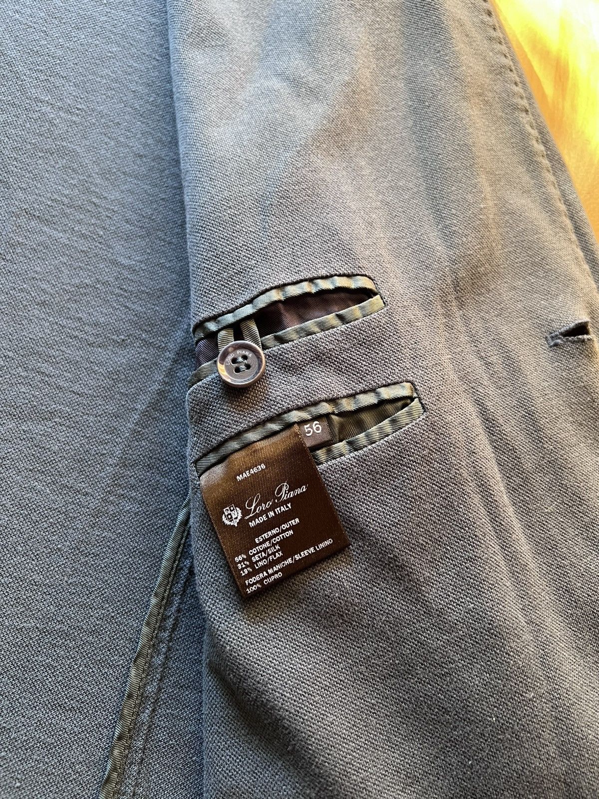 Loro Piana Giacca Sweater Loro Piana Blue Navy size XXL Size 54R - 9 Thumbnail