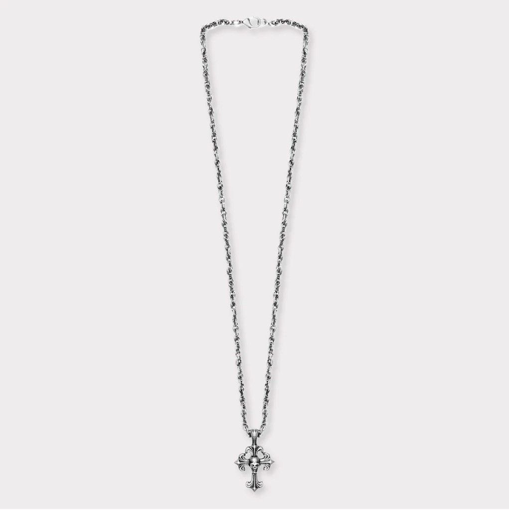 G59 Records LB Chrome Cross Pendant Size ONE SIZE - 2 Thumbnail