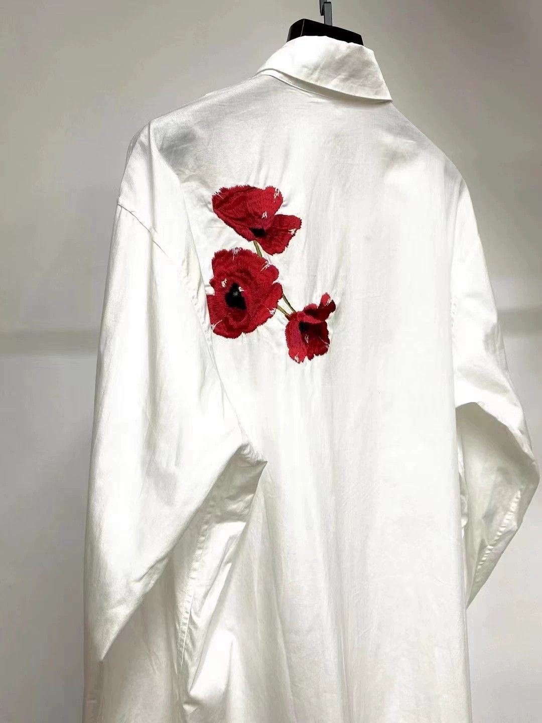 Yohji Yamamoto Yohji Yamamoto Embroidered Shirt Women's Size 1 Size S / US 4 / IT 40 - 3 Thumbnail