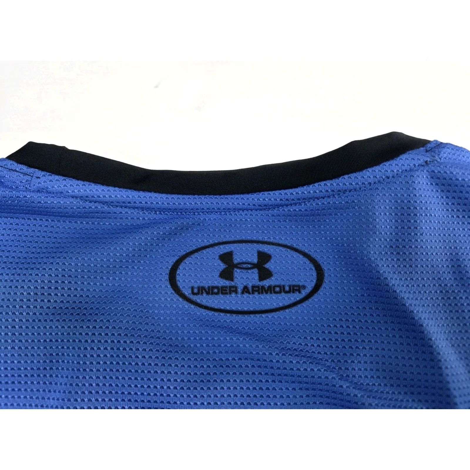 Under Armour Under Armour Mens Fitted 3/4 Sleeve HeatGear Shirt Blue/Black M Size US M / EU 48-50 / 2 - 5 Thumbnail