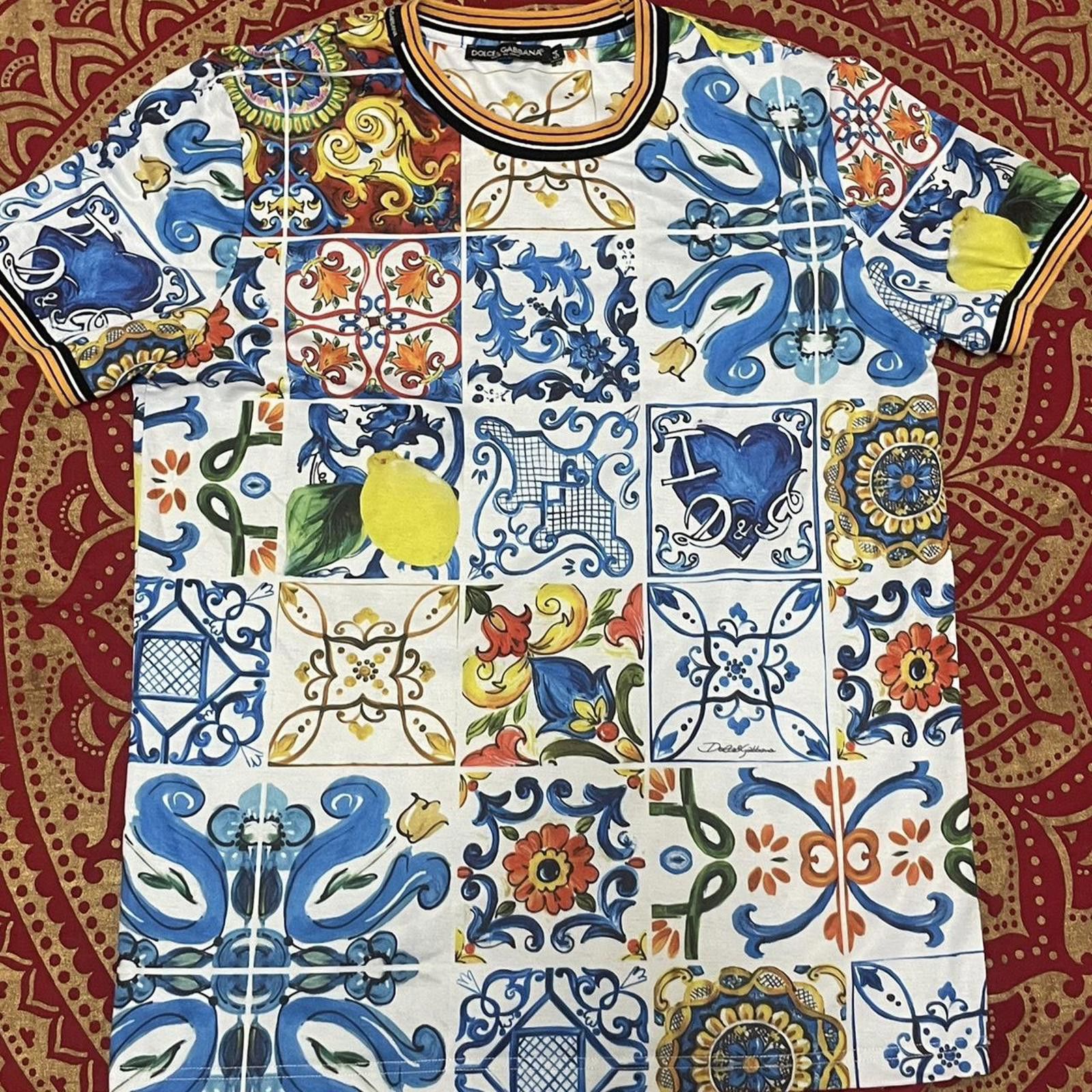 Dolce & Gabbana Men’s D&G / DOLCE GABBANA shirt in classic bold design Size US L / EU 52-54 / 3 - 1 Thumbnail