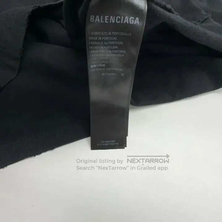 Balenciaga Balenciaga Blue Logo Loose Fit T. Size US M / EU 48-50 / 2 - 2 Thumbnail