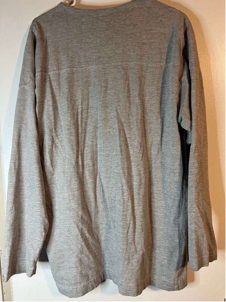 Bugle Boy Men's Bugle Boy Grey & Blue 77 Long Sleeve Tee Shirt M Size US M / EU 48-50 / 2 - 2 Thumbnail