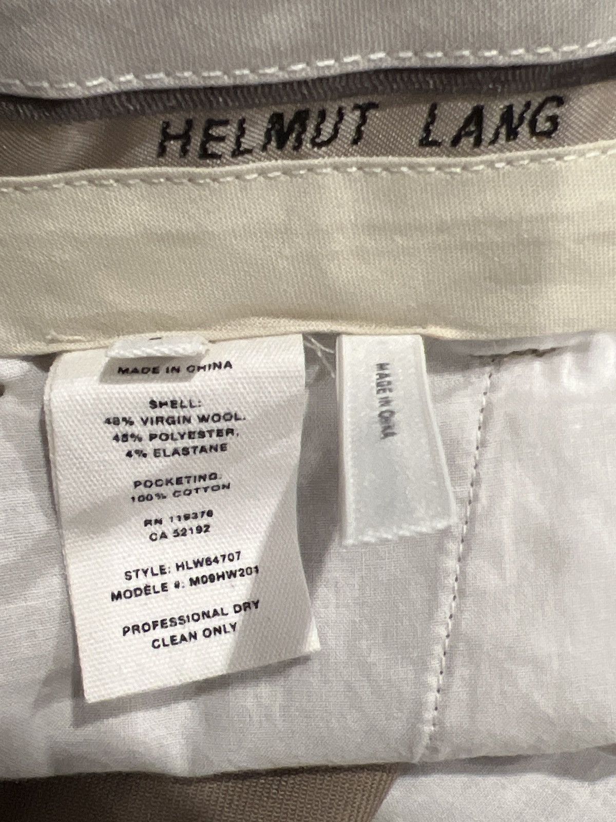 Helmut Lang Helmut Lang Taupe Pinched Seam Trousers Size 2 Size 26" / US 2 / IT 38 - 13 Thumbnail
