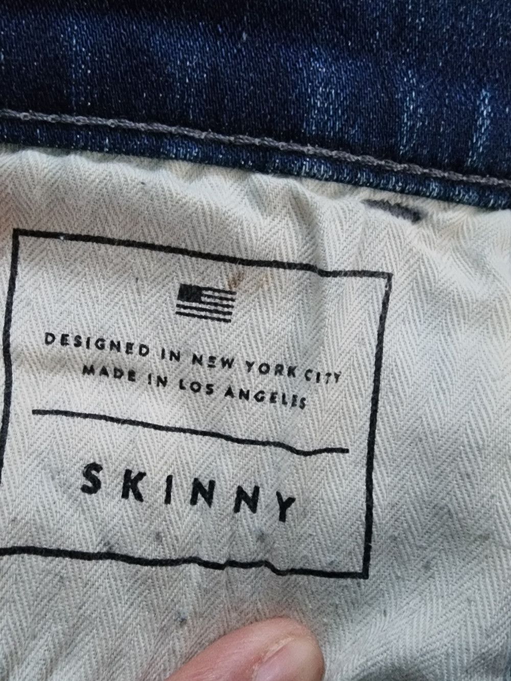 AYR AYR The Skinny The Chiller Raw Hem Jeans 25 USA Designer NYC Size 25" / US 0 / IT 36 - 4 Thumbnail