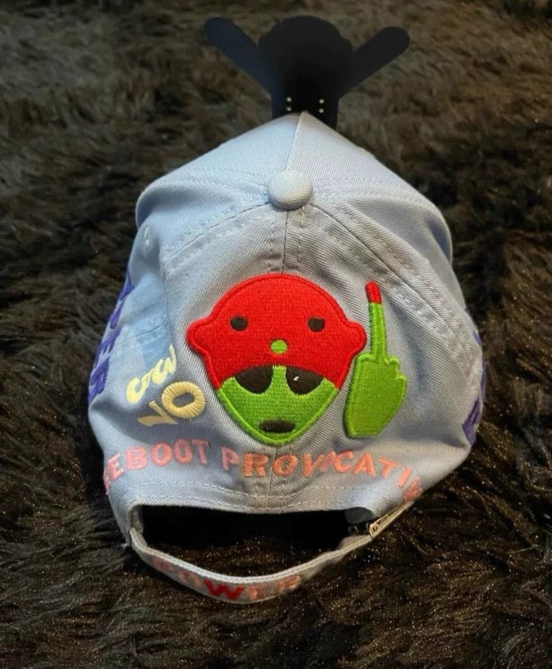 Walter Van Beirendonck walter van beirendonck Alien hat, cap, blue Size ONE SIZE - 3 Thumbnail