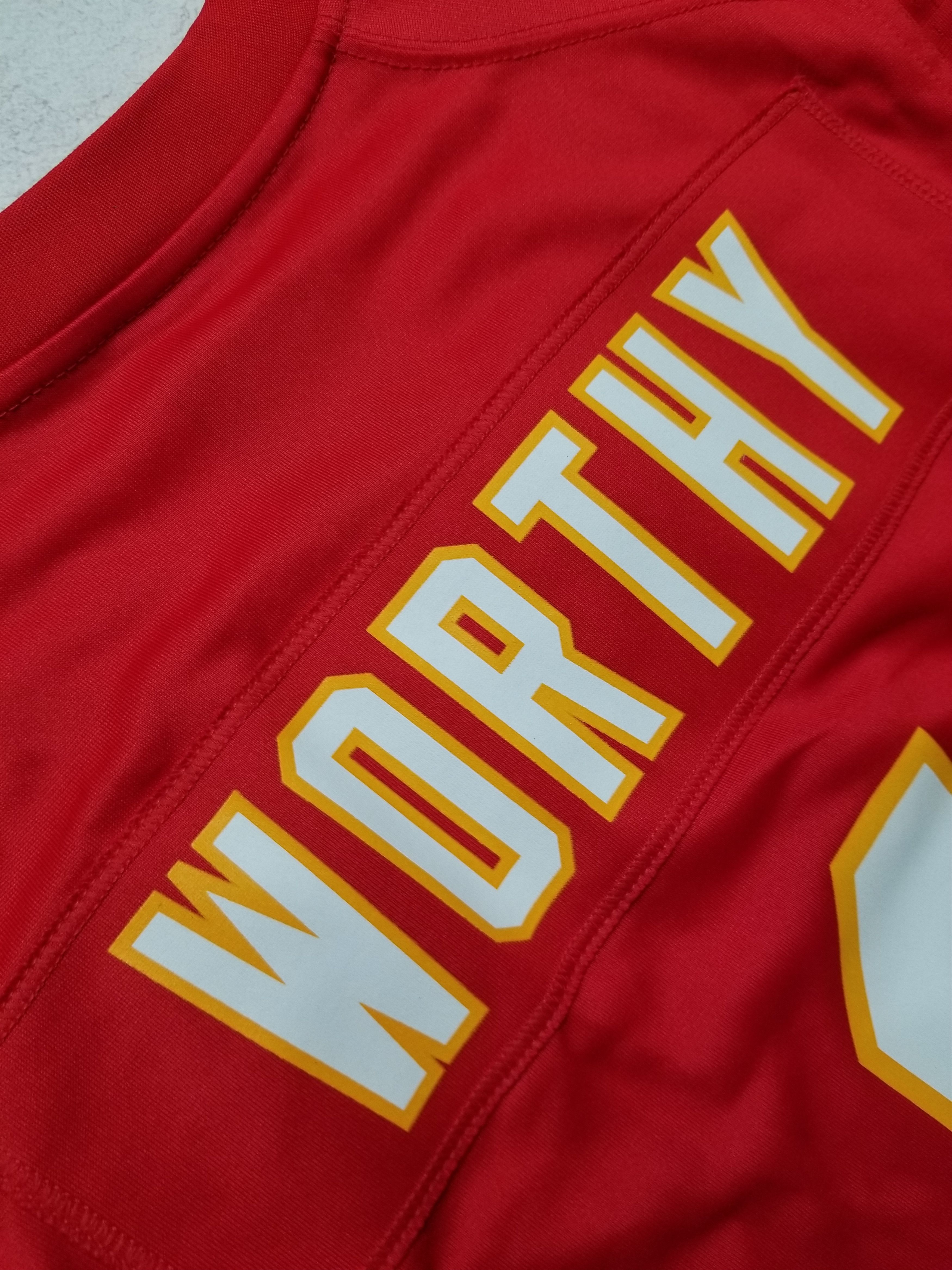 Nike Nike Xavier Worthy#1 Kansas City Chiefs On Field Red Jersey Size US S / EU 44-46 / 1 - 5 Thumbnail