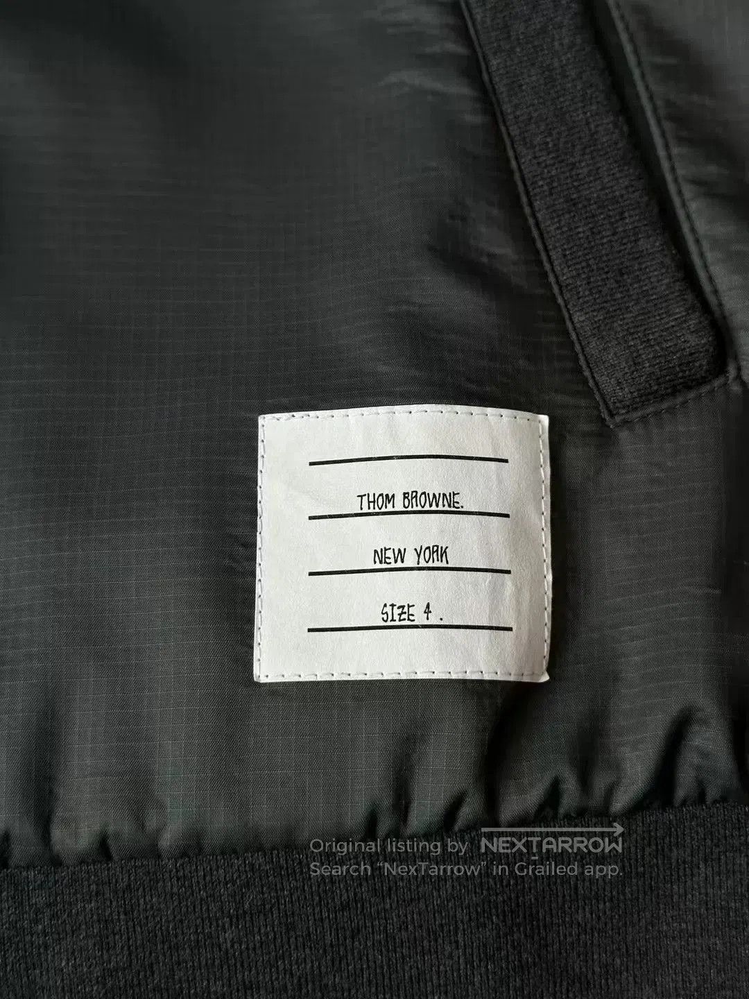 Thom Browne Thom Browne Gray Bomber Jacket. Size US S / EU 44-46 / 1 - 4 Thumbnail