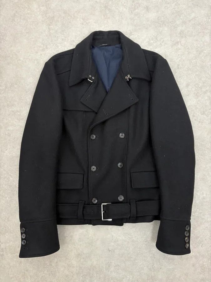 Gucci 2010S Gucci Black Wool Classy Caban Officer Jacket Size 42R - 1 Thumbnail