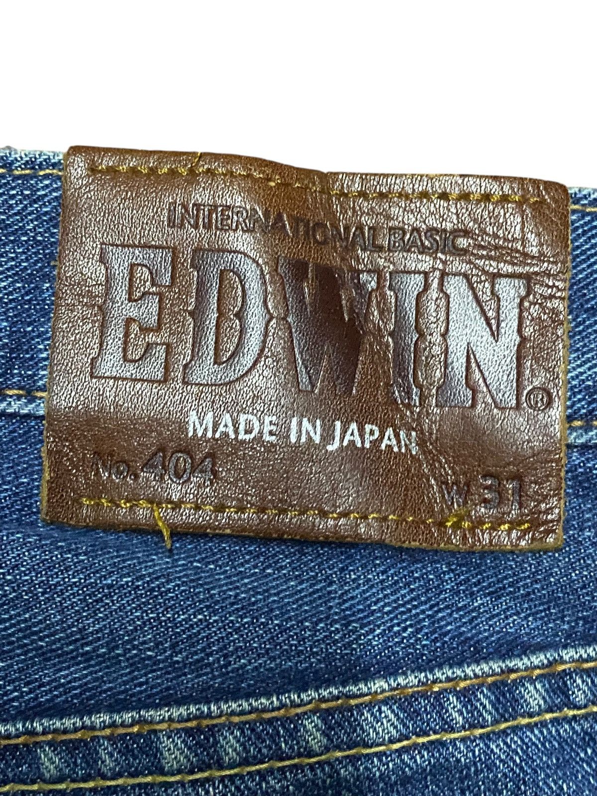 Junya Watanabe Vintage Japanese Brand Edwin 404 Grunge Distressed Loose Size US 34 / EU 50 - 11 Thumbnail