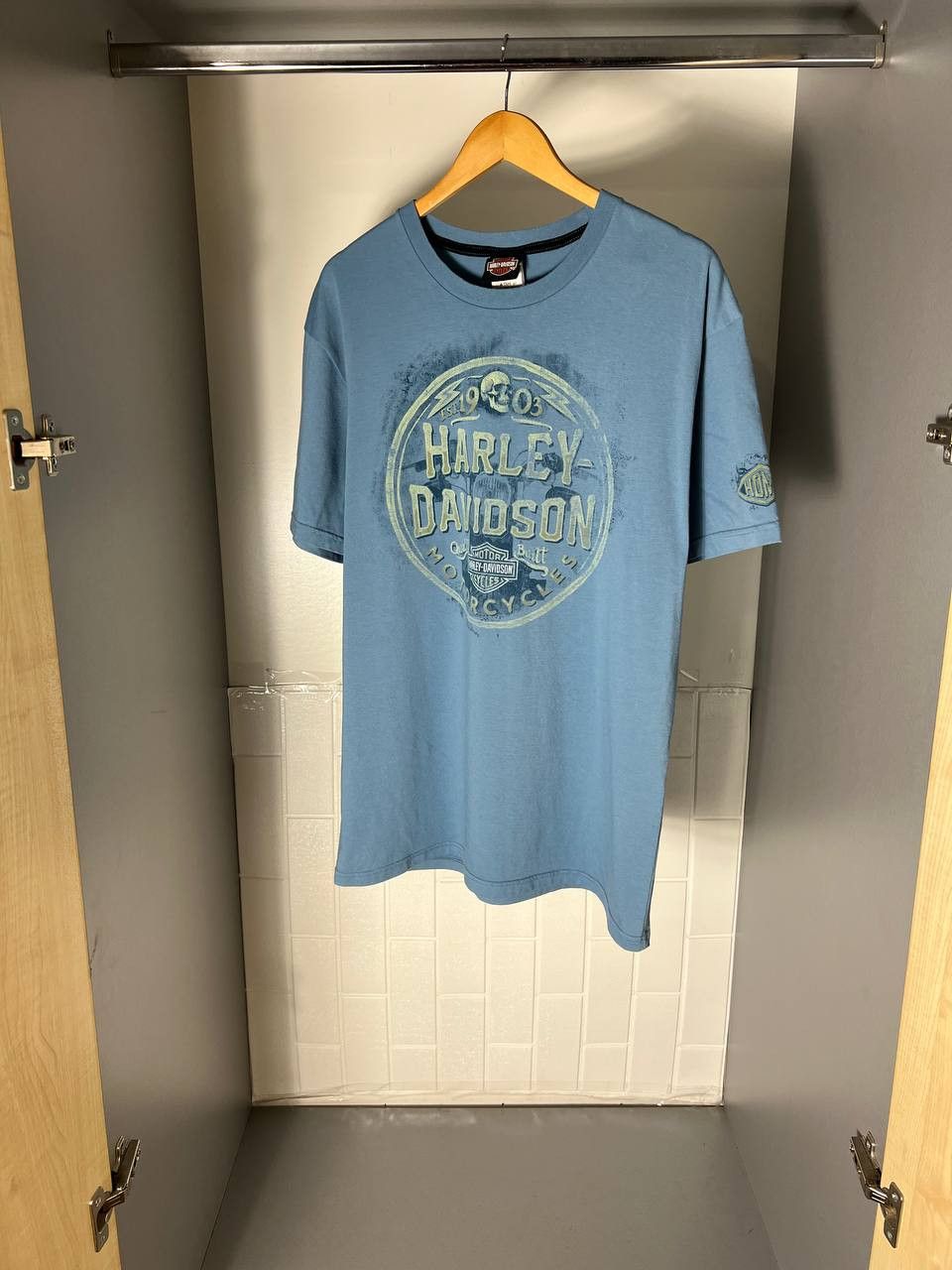 Harley Davidson VINTAGE HARLEY DAVIDSON MOTORCYCLE RETRO T-SHIRT Y2K 90s Size US L / EU 52-54 / 3 - 2 Thumbnail