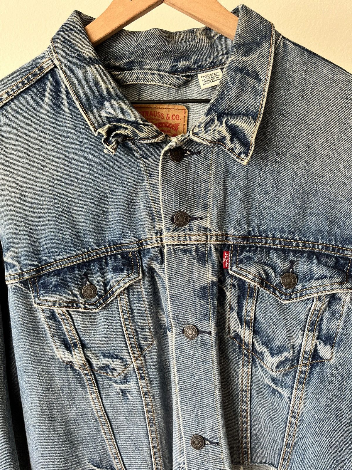 Levi's Denim Cropped Levi Jacket L/XL Size US XL / EU 56 / 4 - 3 Thumbnail