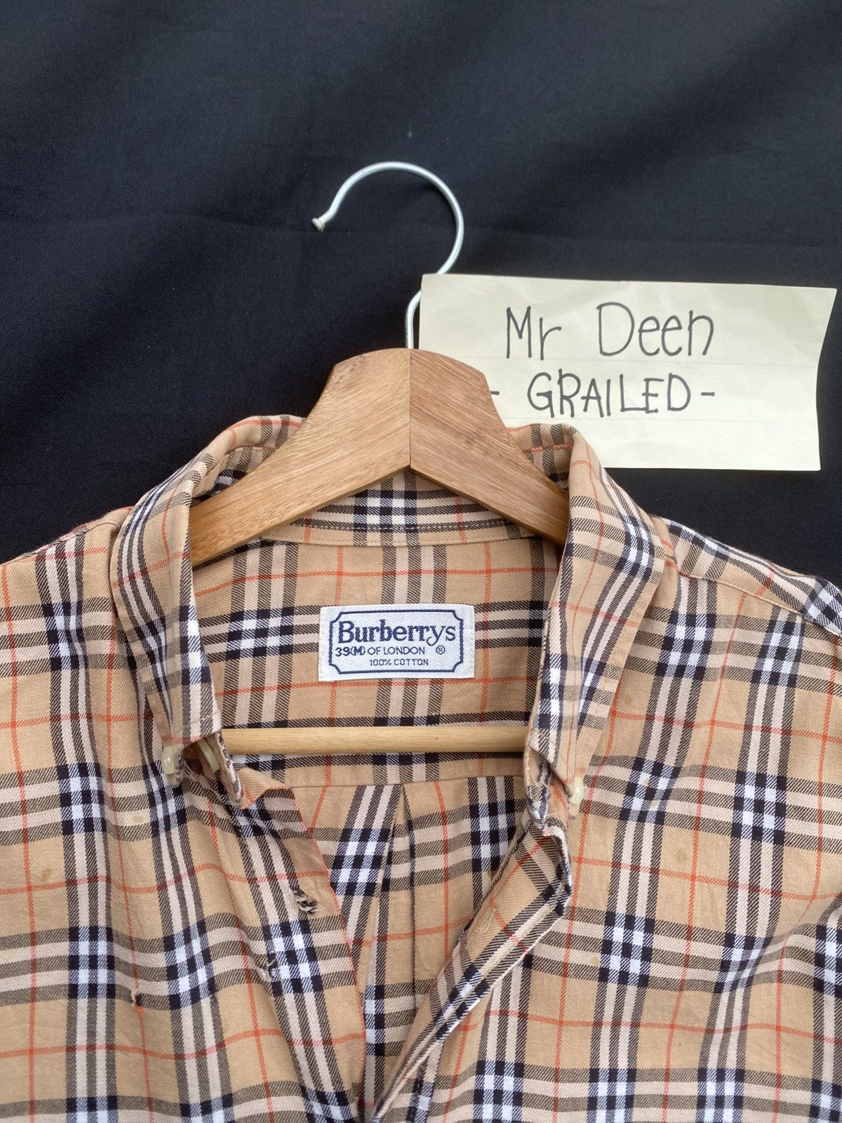 Burberry Rare Vintage Burberry Longsleeve Buttons Checkered Shirt Size US L / EU 52-54 / 3 - 8 Thumbnail