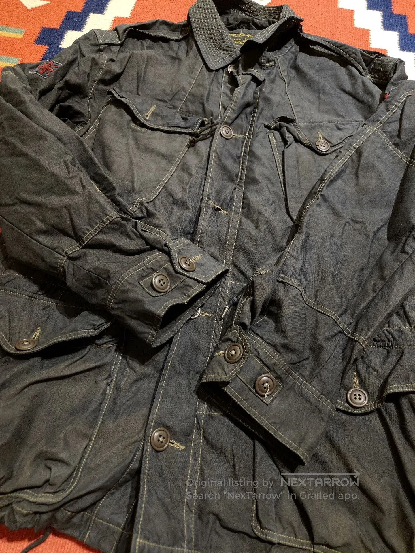 RRL Ralph Lauren RRL Heavy Vintage M43 Combat Jacket. Size US L / EU 52-54 / 3 - 4 Thumbnail