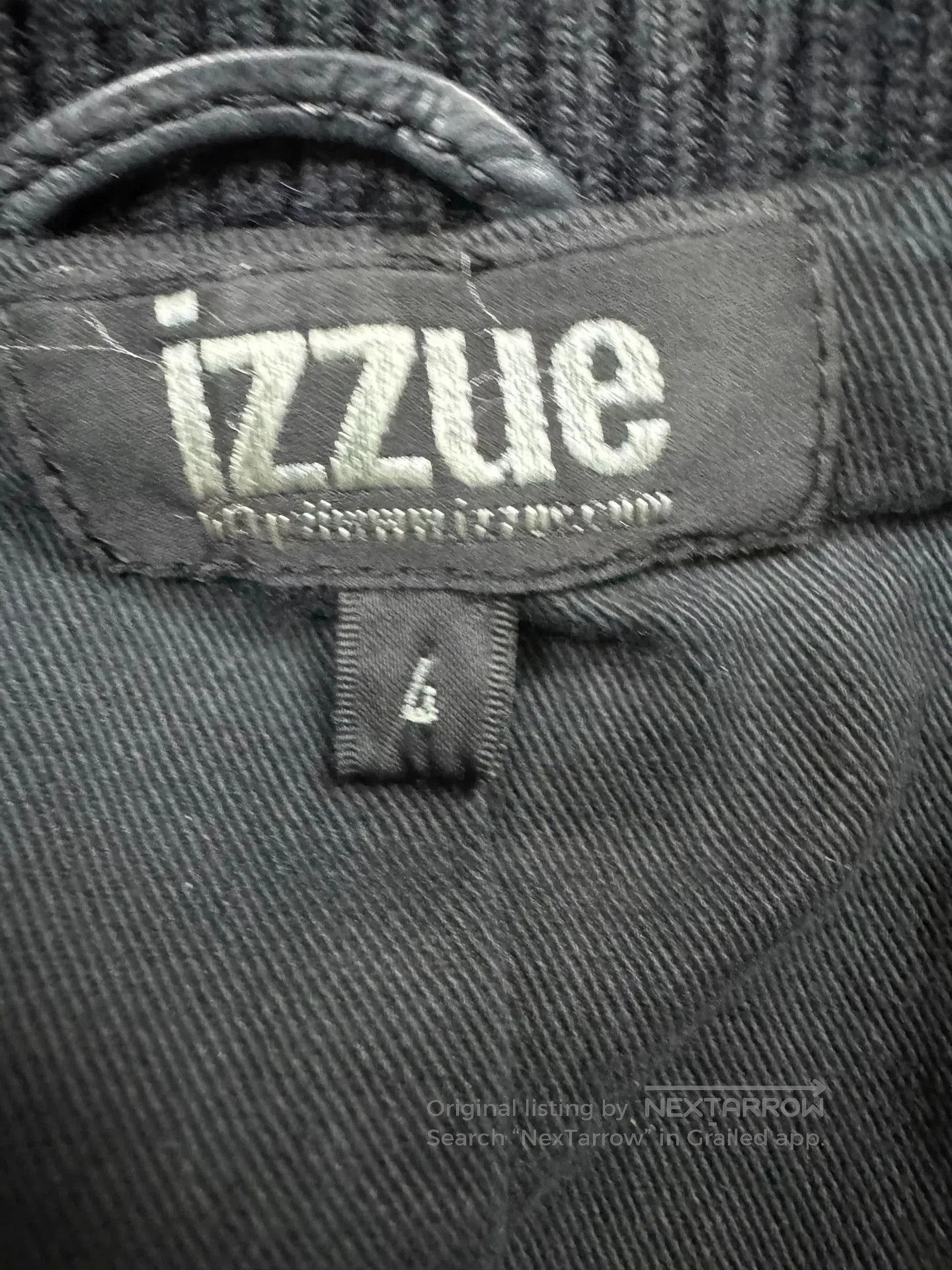 izzue IZZUE Men's Leather Jacket for Fall/Winter. Size US XL / EU 56 / 4 - 4 Thumbnail