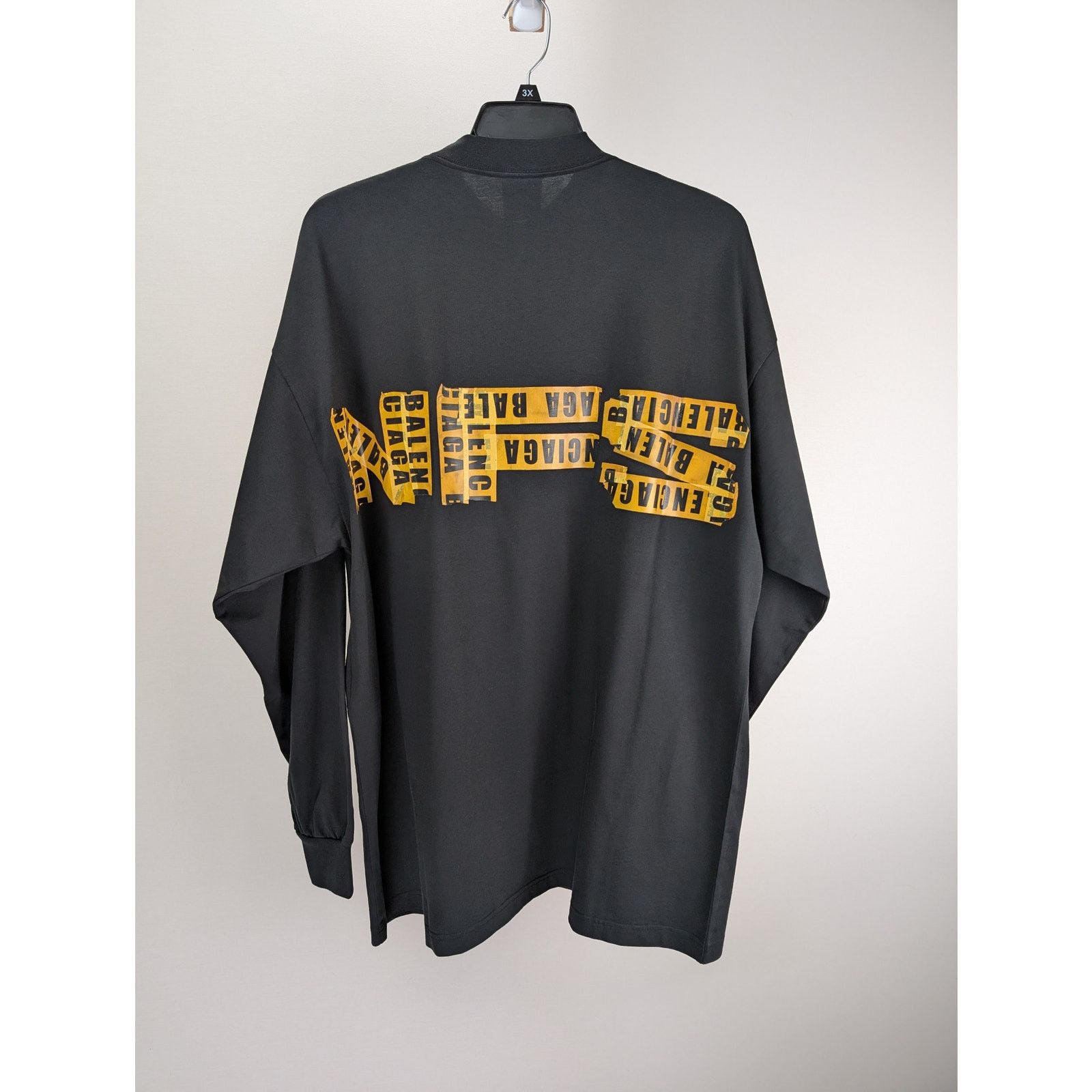 Balenciaga o1rshd1 Need for Speed Long Sleeve Large Fit T-Shirt Black Size US M / EU 48-50 / 2 - 9 Thumbnail