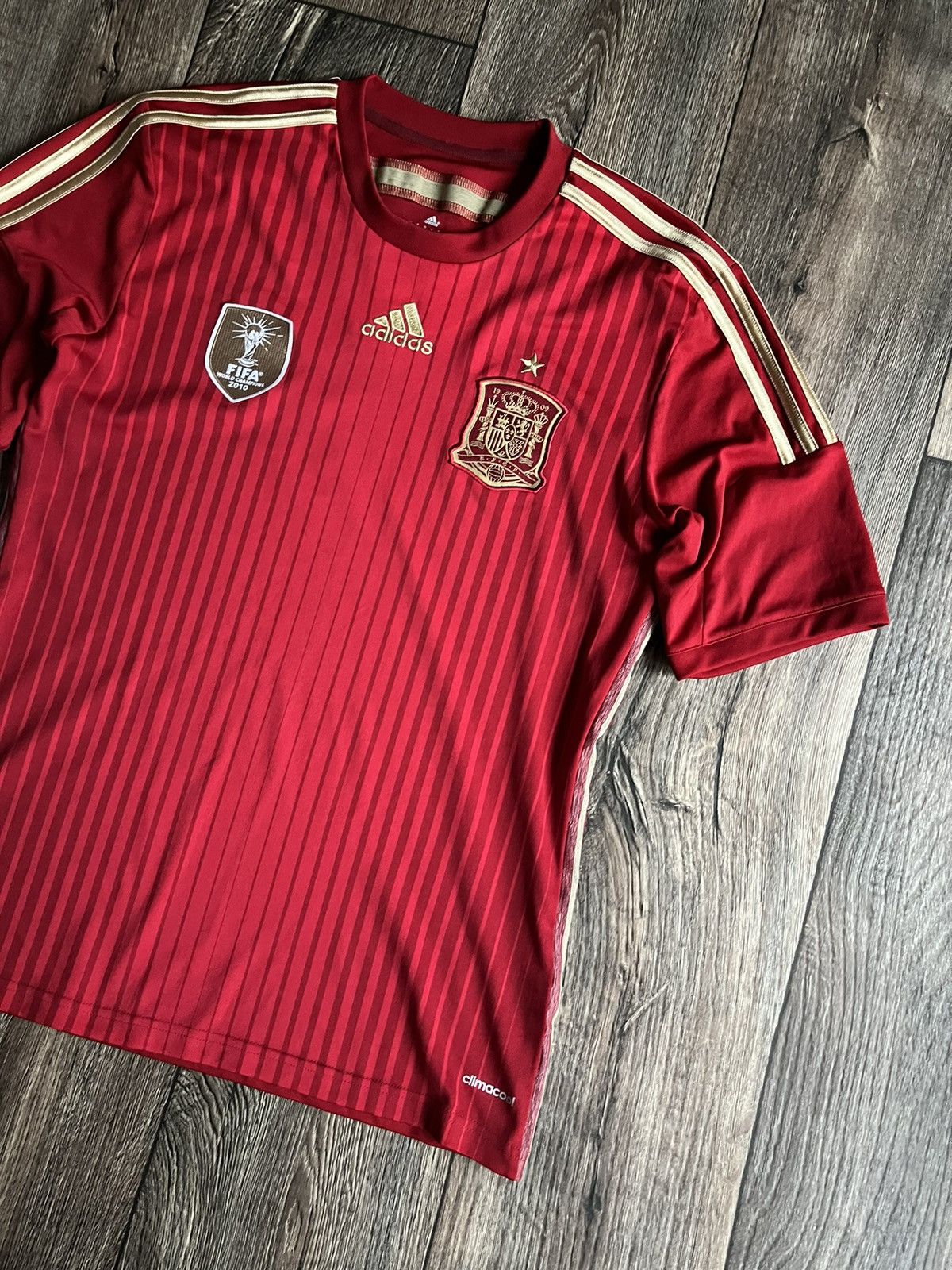 Adidas ADIDAS Spain Home 2014-2015 FIFA World Cup Champions Jersey Size US M / EU 48-50 / 2 - 2 Thumbnail