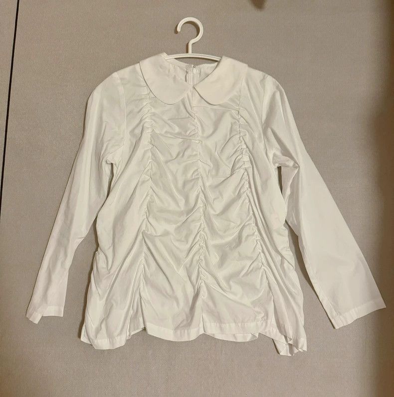 Comme des Garcons Comme Des Garcons Pinched round neck shirt Size XS / US 0-2 / IT 36-38 - 1 Thumbnail