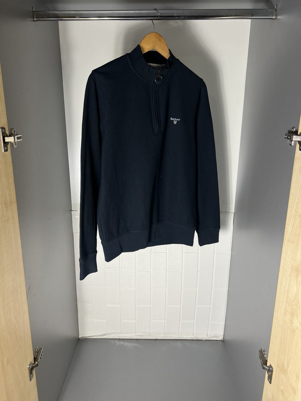 Barbour VINTAGE BARBOUR INTERNATIONAL 1/3 ZIP SWEATER CASUAL Y2K 90s Size US M / EU 48-50 / 2 - 3 Thumbnail