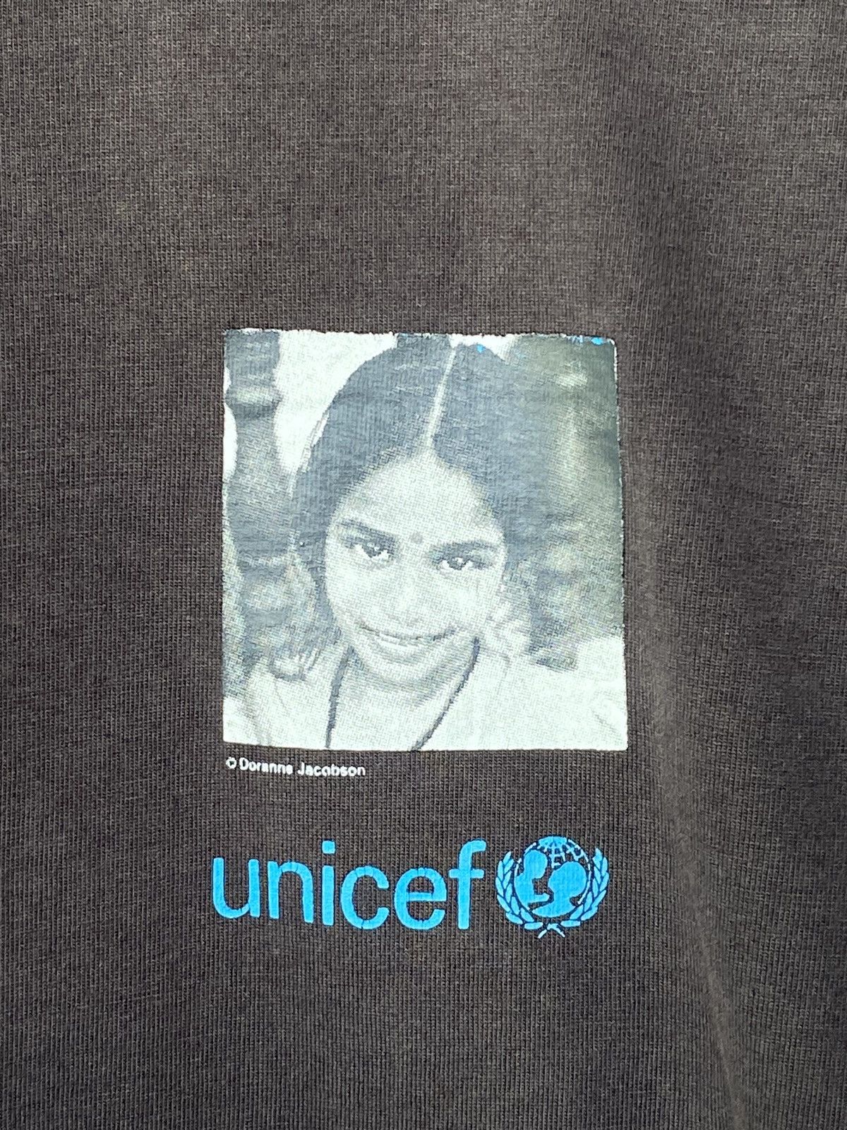 Vintage Rare Vintage UNICEF Campaign Photo Tees Faded Size US L / EU 52-54 / 3 - 6 Thumbnail