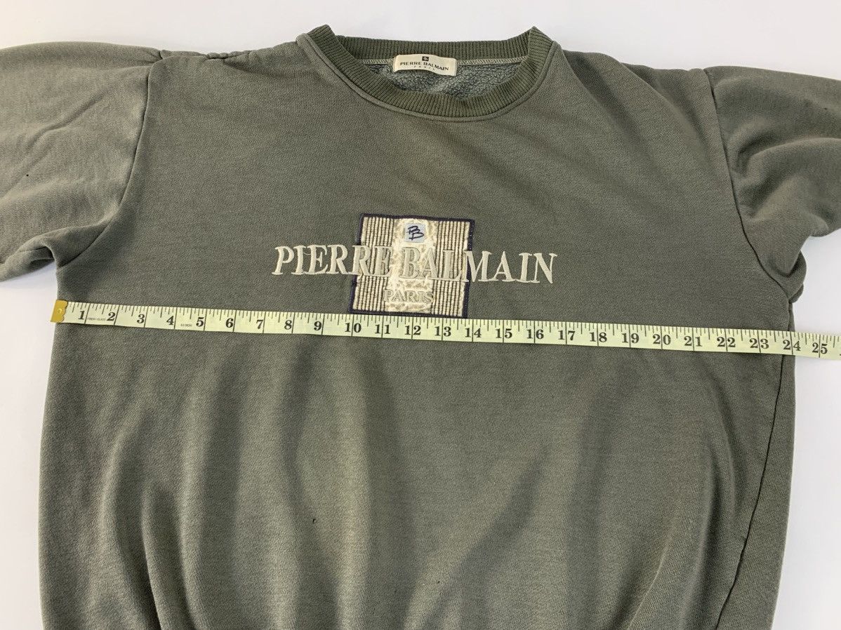 Pierre Balmain 90s Pierre Balmain Paris Crewneck Pullover Embroidery Logo Size US XL / EU 56 / 4 - 8 Thumbnail