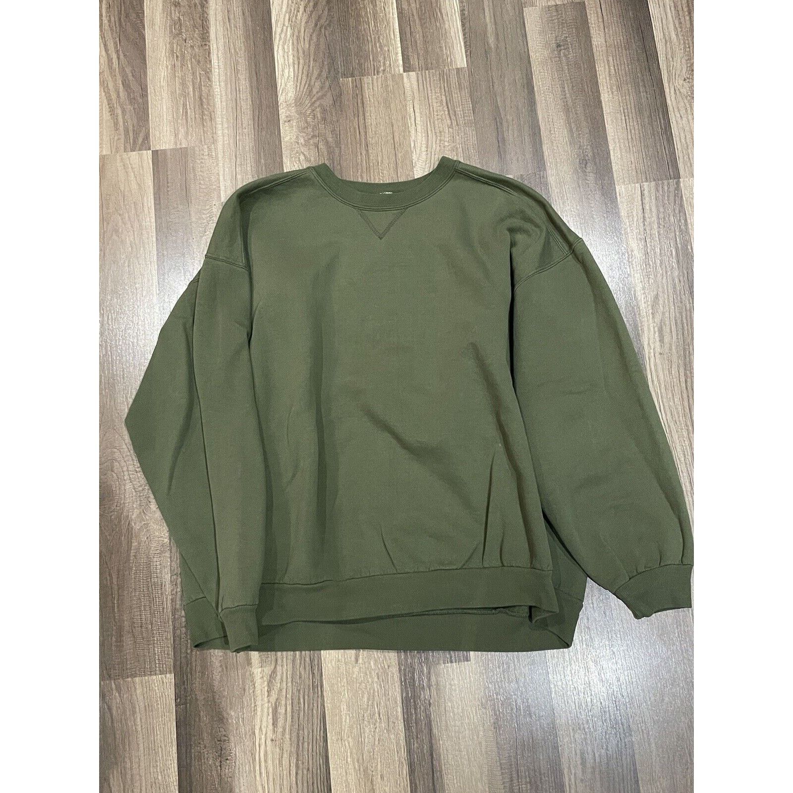 Jerzees Jerseys Premium Fit Olive Green 2XL Crewneck Mid Weight Size US XXL / EU 58 / 5 - 1 Thumbnail