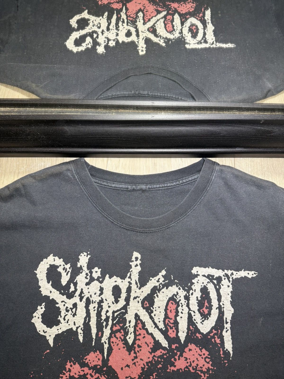 Band Tees × Vintage Vintage / Y2K Slipknot Zipper Mouth Shirt Size US L / EU 52-54 / 3 - 3 Thumbnail