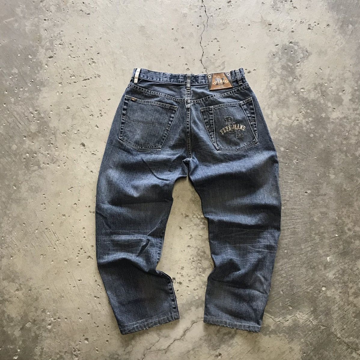 Crazy Vintage Y2K Hip Hop Style Pepe Jeans