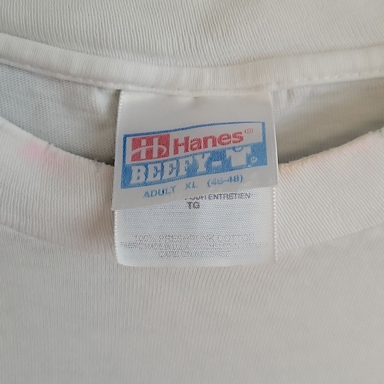 Hanes Vintage XL t-shirt tee Promenaid For Aids 1997 Size US XL / EU 56 / 4 - 2 Thumbnail