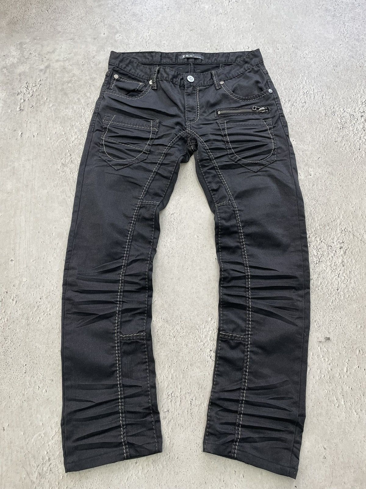 Japanese Brand Rare avant garde cargo cosmo lupo gothic pants jeans y2k Size US 34 / EU 50 - 2 Thumbnail