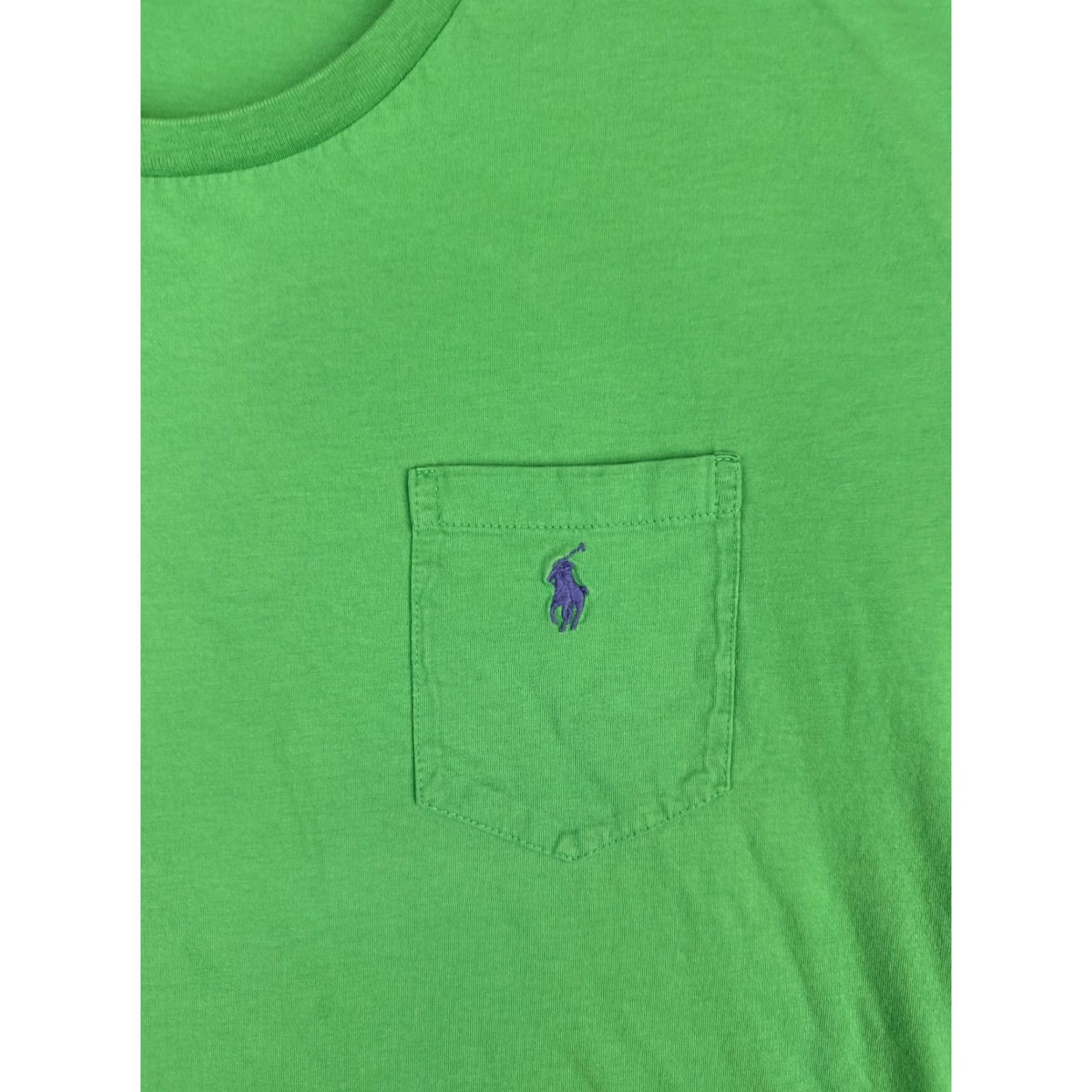 Ralph Lauren Vintage Polo Ralph Lauren T-Shirt Men XL Green Logo Short Sleeve Cotton Size US XL / EU 56 / 4 - 6 Thumbnail