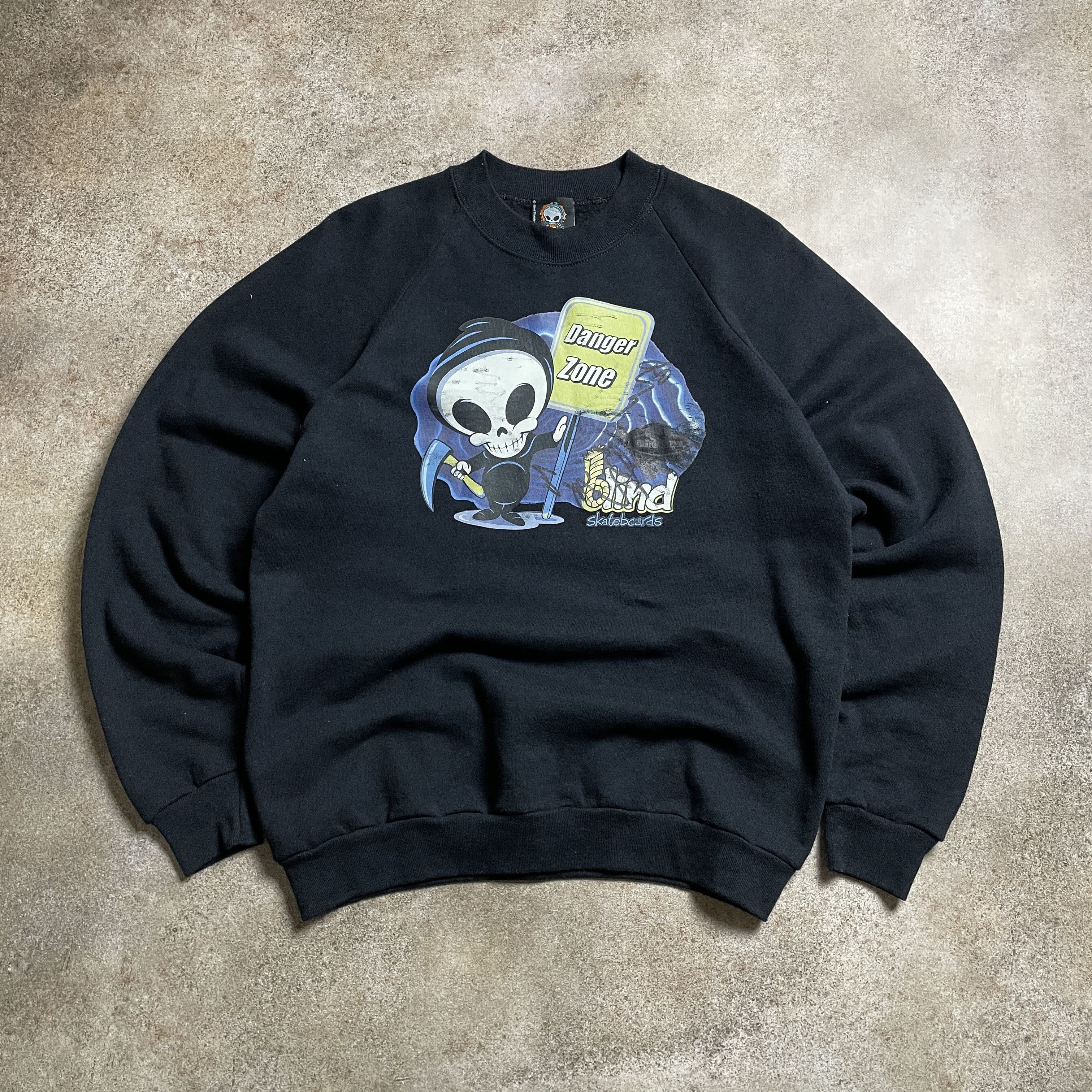 Blind Skateboards ☠️ BLIND Skateboards Vintage Early 2000s Graphic Sweatshirt Size US M / EU 48-50 / 2 - 2 Thumbnail