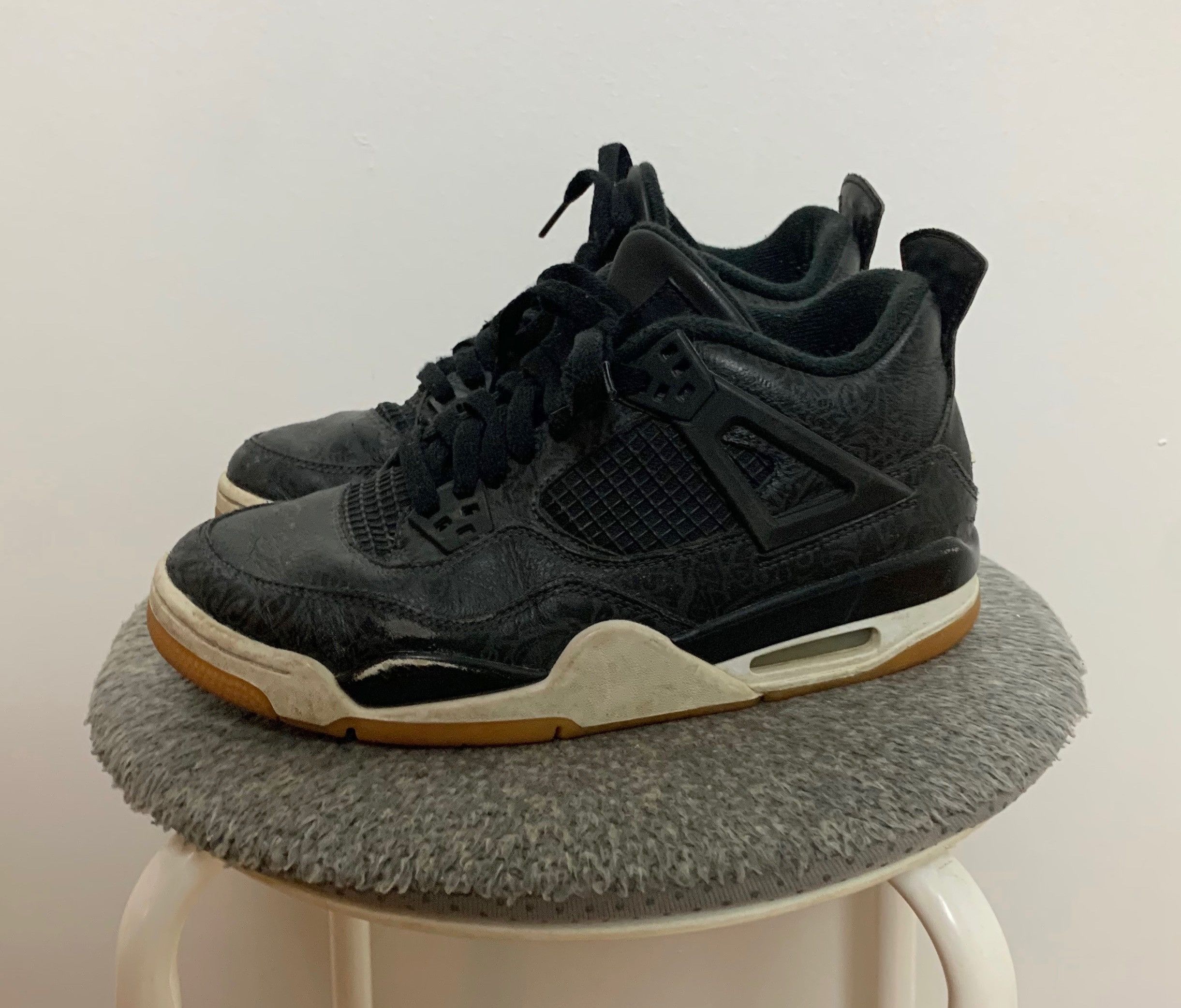 Jordan Brand × Nike Jordan 4 Laser Sneakers Size US 6.5 / EU 39-40 - 3 Thumbnail