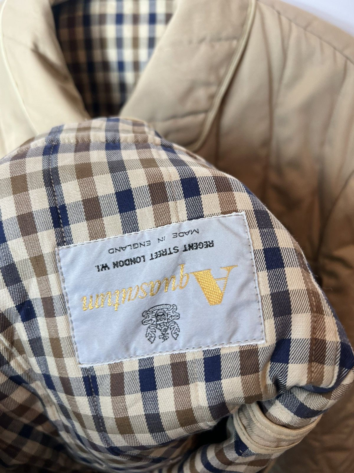 Aquascutum Vintage streetwear designer Aquascutum Quilted Jacket Size XL / US 12-14 / IT 48-50 - 4 Thumbnail