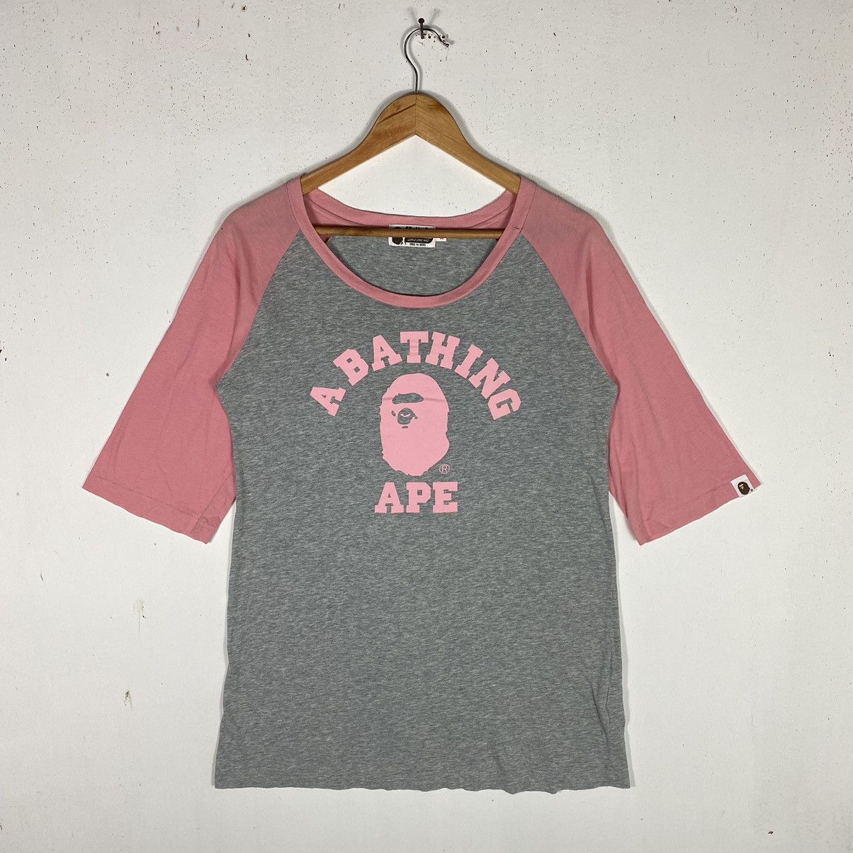 Bape BAPE College Raglan Tee Size XS / US 0-2 / IT 36-38 - 2 Thumbnail