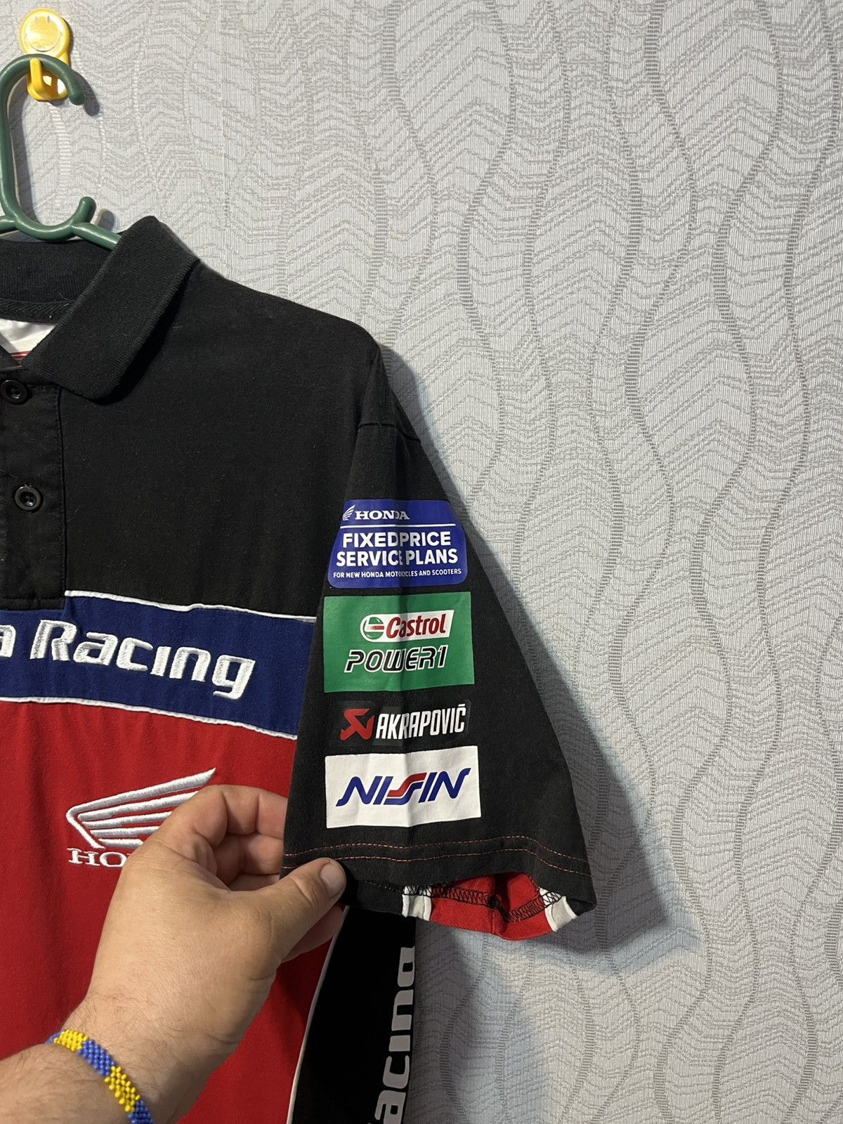 Honda × Vintage Vintage Honda Racing Motorcycles Sport Team Polo Shirt Size US M / EU 48-50 / 2 - 2 Thumbnail
