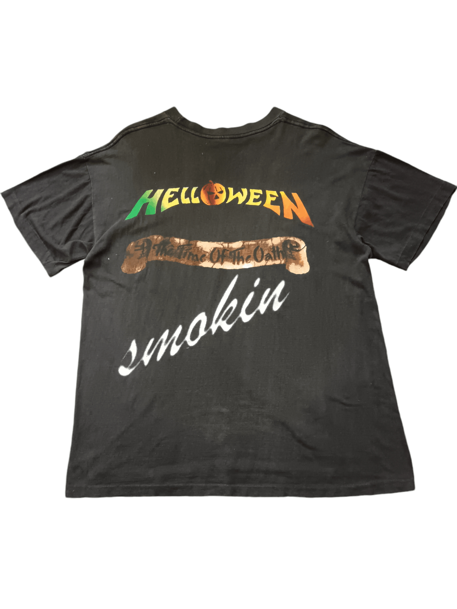 Band Tees × Vintage Vtg Helloween The Time Of The Oath With Signature Size US L / EU 52-54 / 3 - 2 Thumbnail