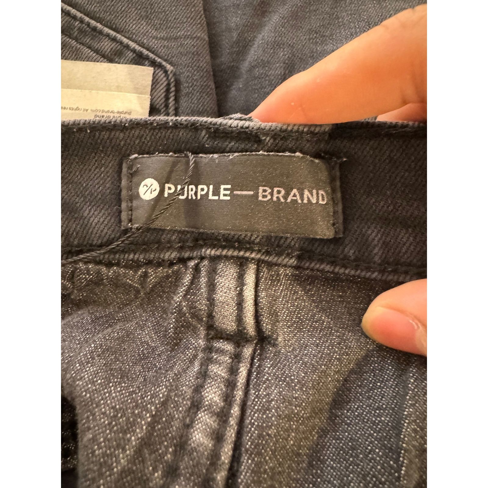 Purple Brand Purple Jeans Black Ripped Used 38 Size US 38 / EU 54 - 3 Thumbnail