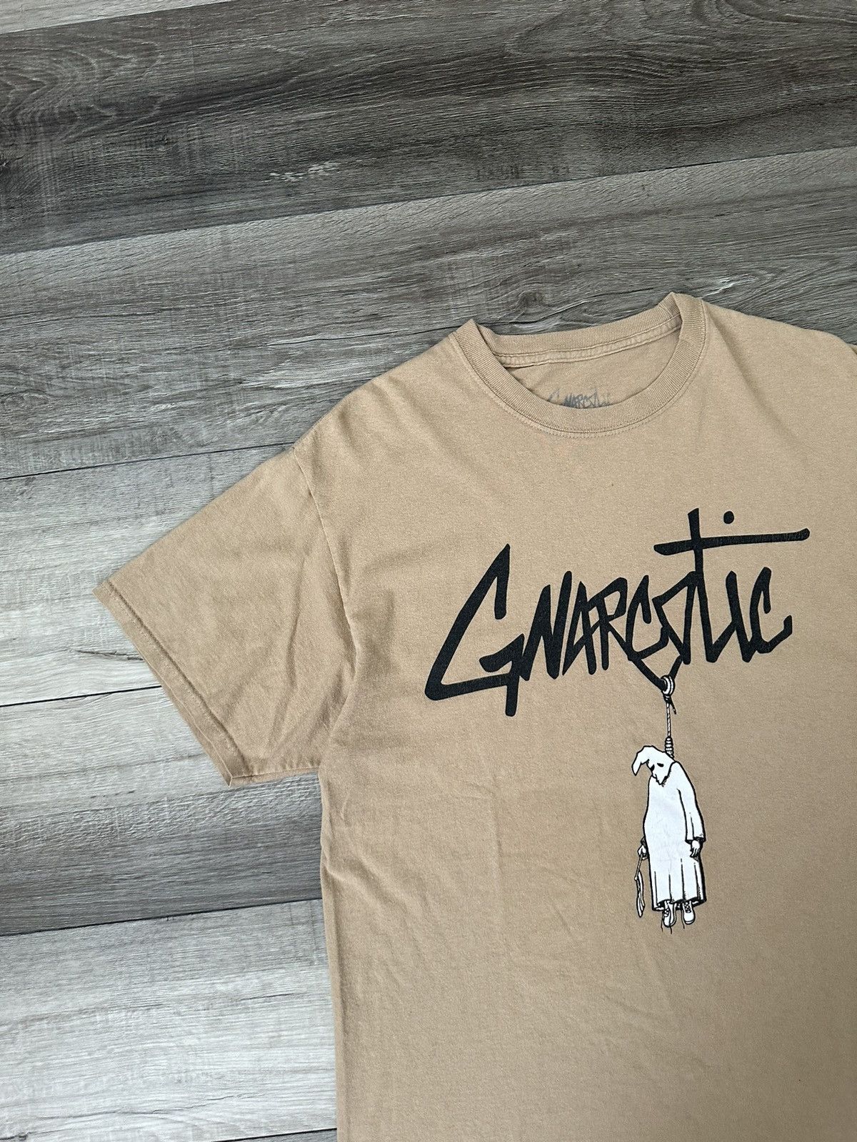 Gnarcotic Gnarcotic Hanging Tee Beige / Sand Sz. Large Gnar Size US L / EU 52-54 / 3 - 2 Thumbnail