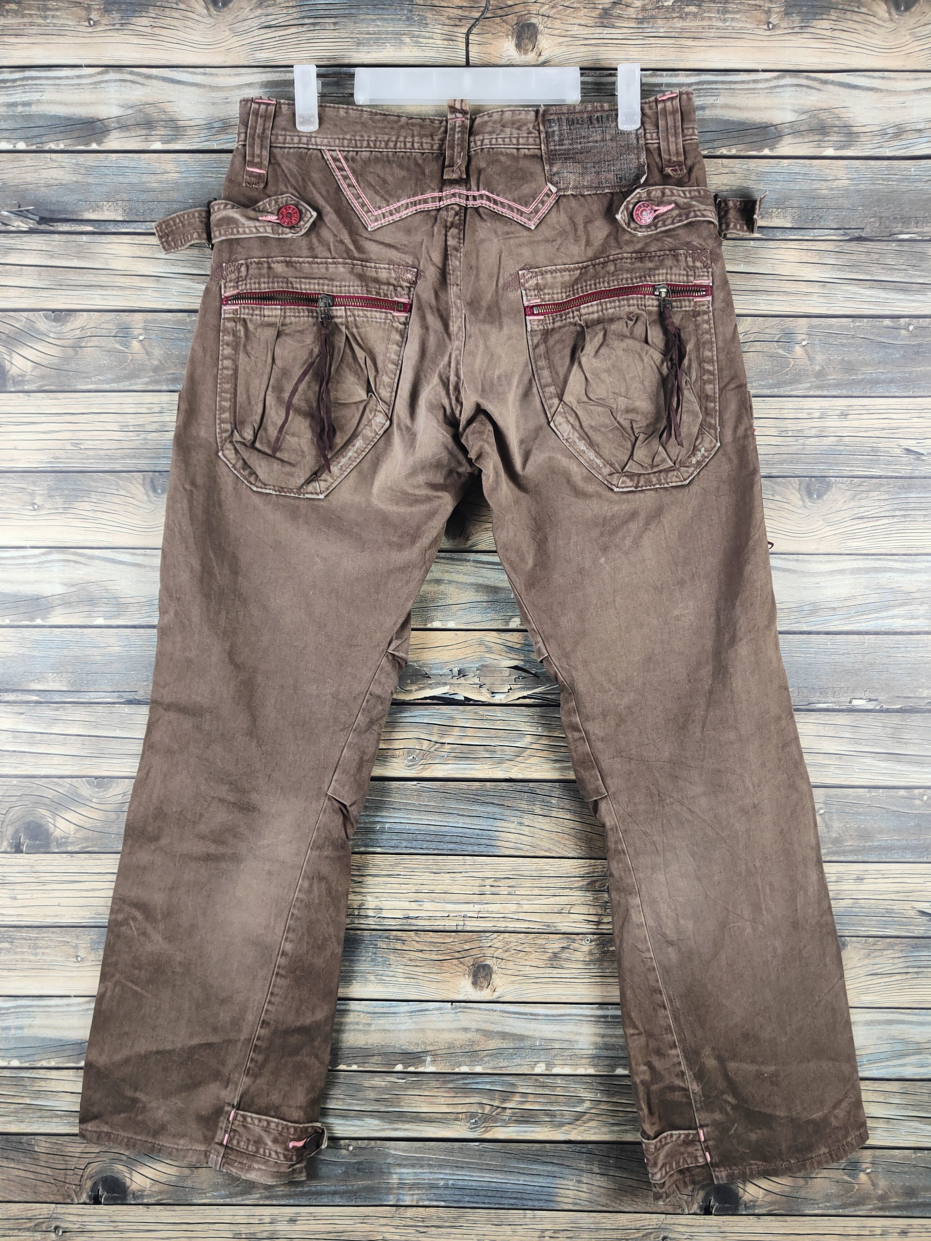 Edwin DL Edwin Brown Multipocket Cargo Pants #46-347 Size US 31 - 8 Thumbnail