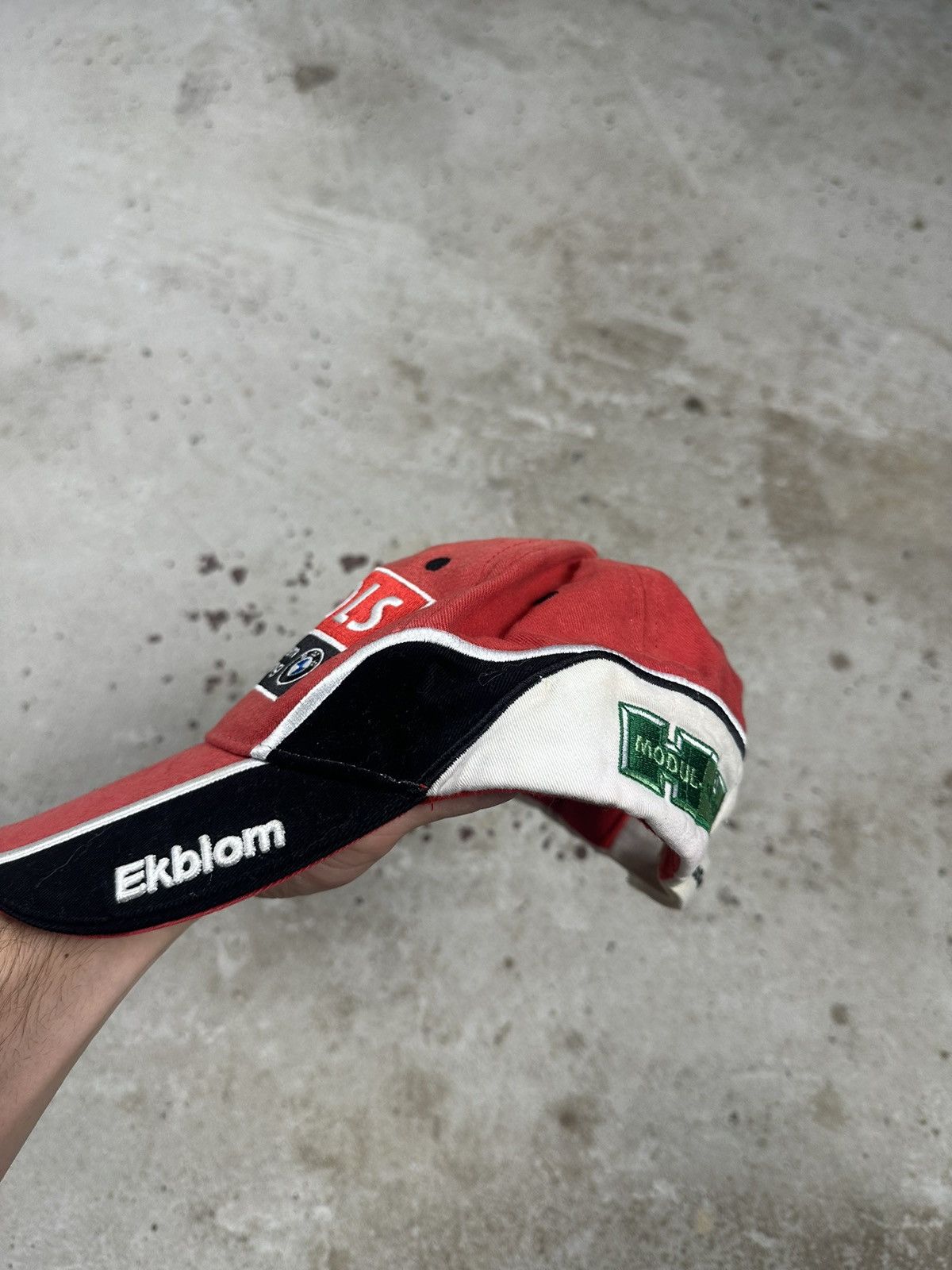 BMW Vintage Y2M BMW West Coast Racing Red Hat Cap Size ONE SIZE - 4 Thumbnail